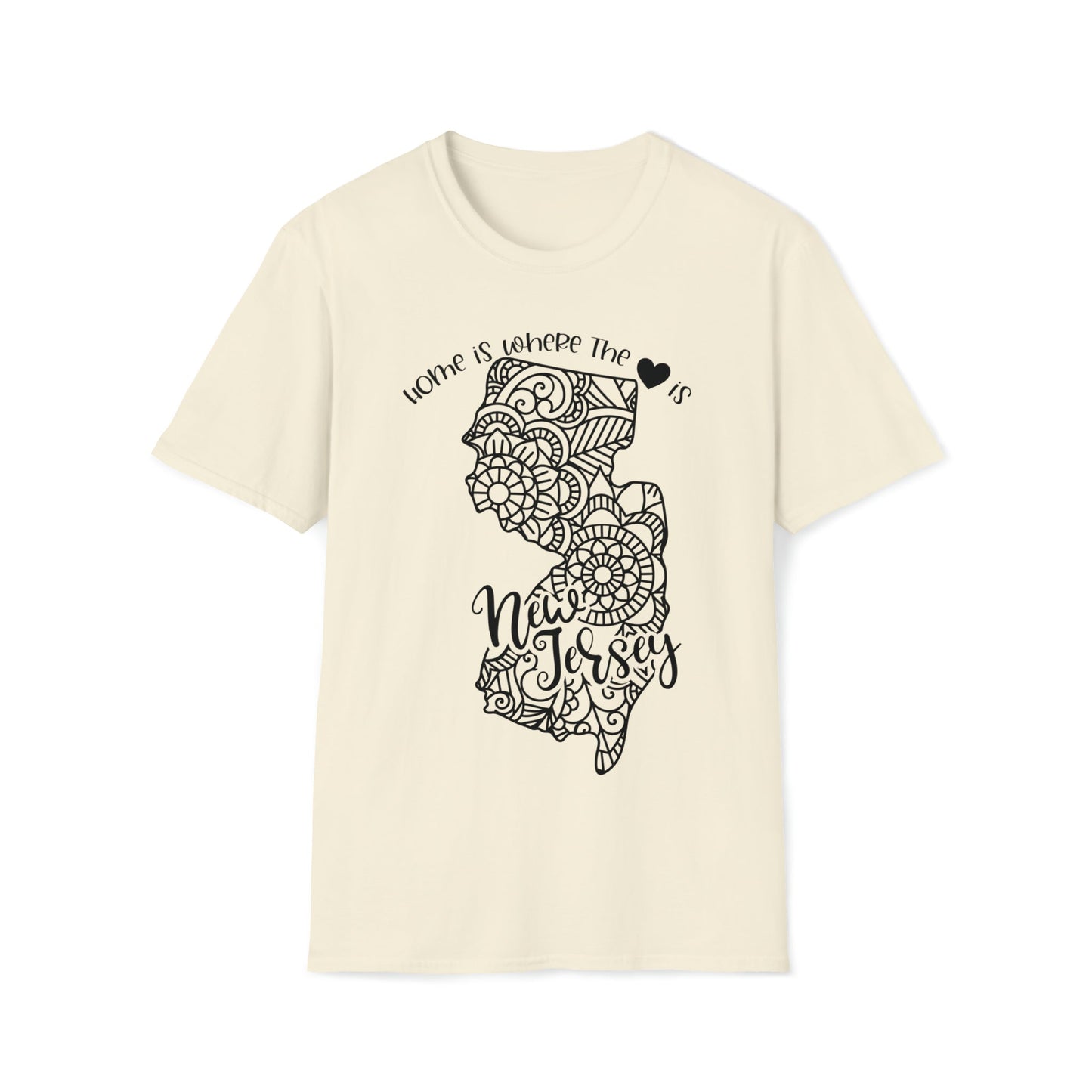 New Jersey is Where the Heart is T-Shirt - HMDesignStudioUS