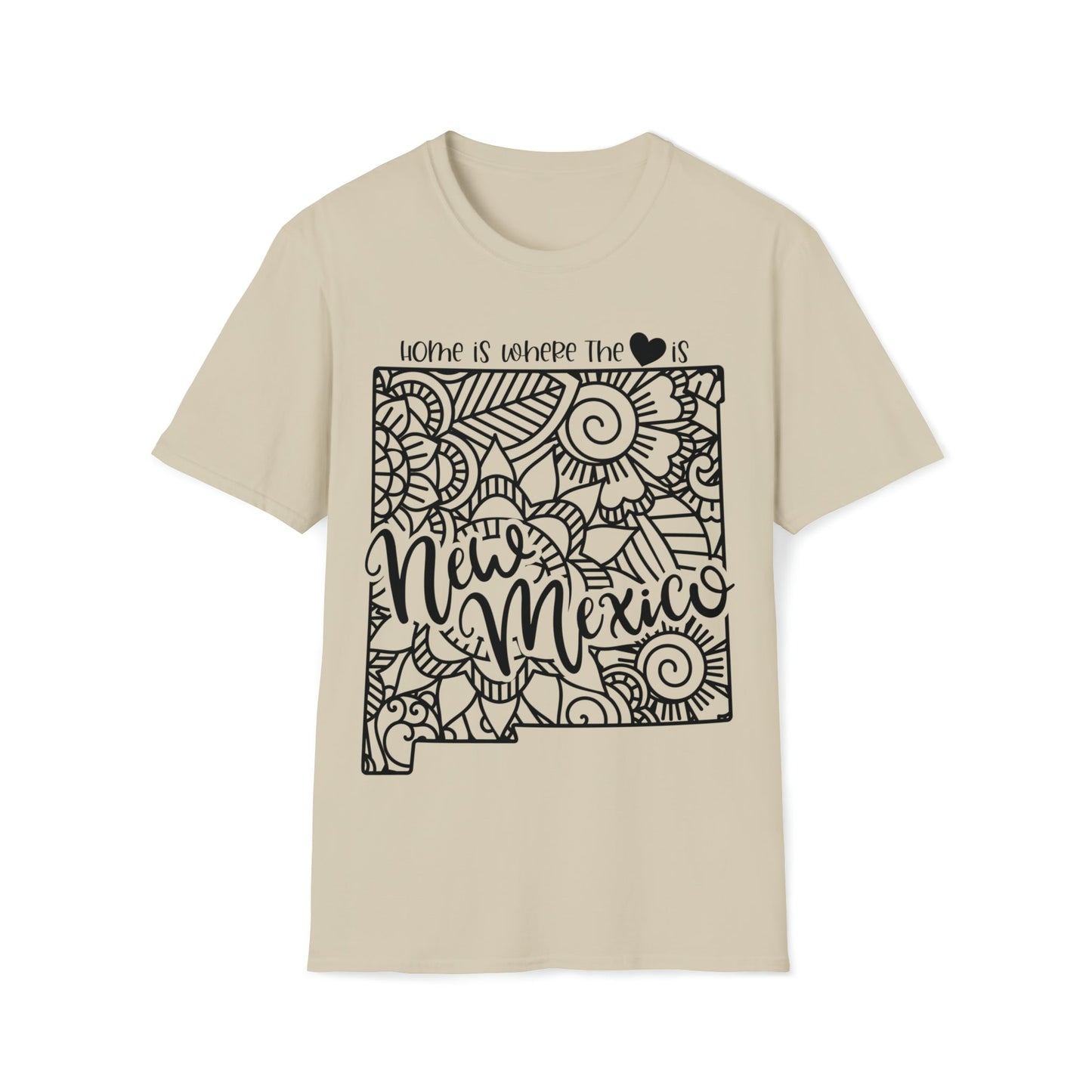 New Mexico is Where the Heart is T-Shirt - HMDesignStudioUS