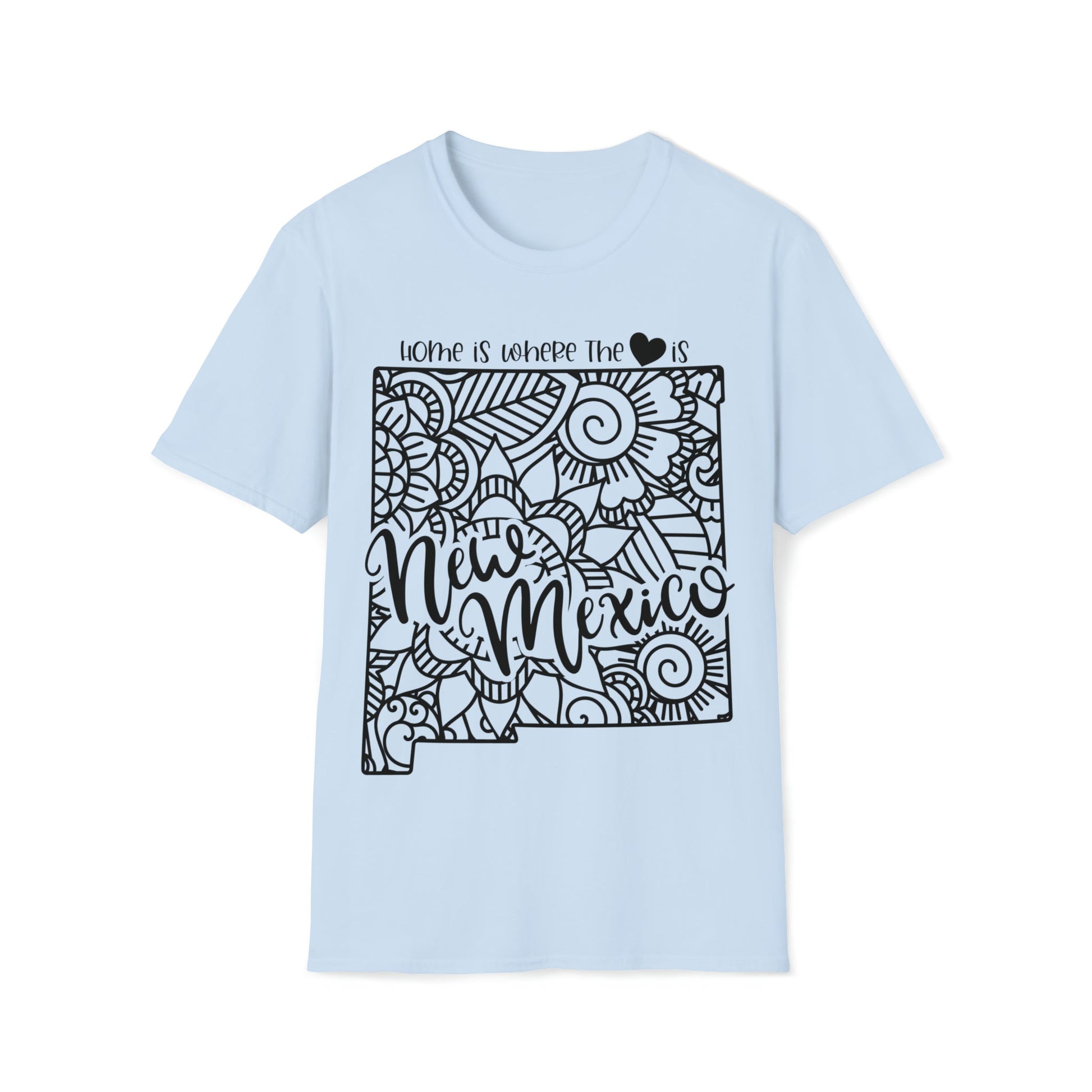 New Mexico is Where the Heart is T-Shirt - HMDesignStudioUS