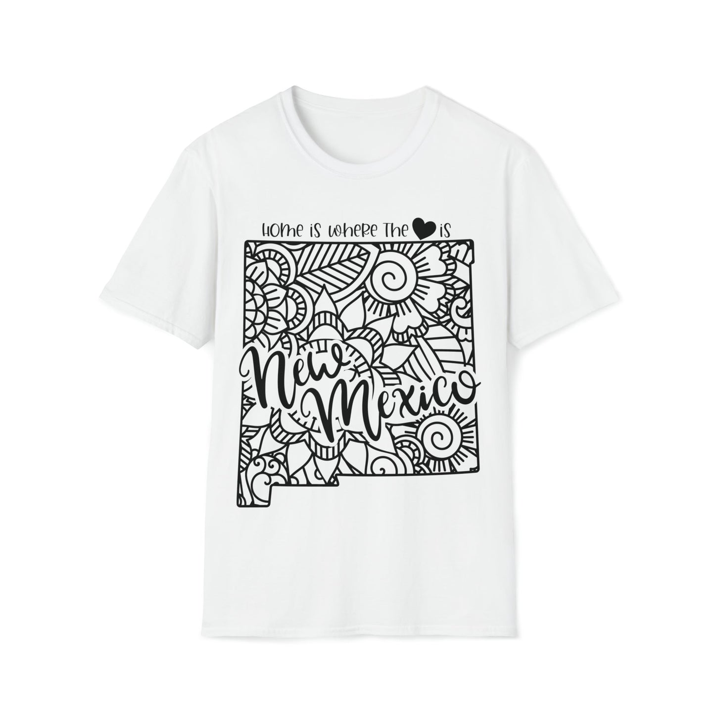 New Mexico is Where the Heart is T-Shirt - HMDesignStudioUS