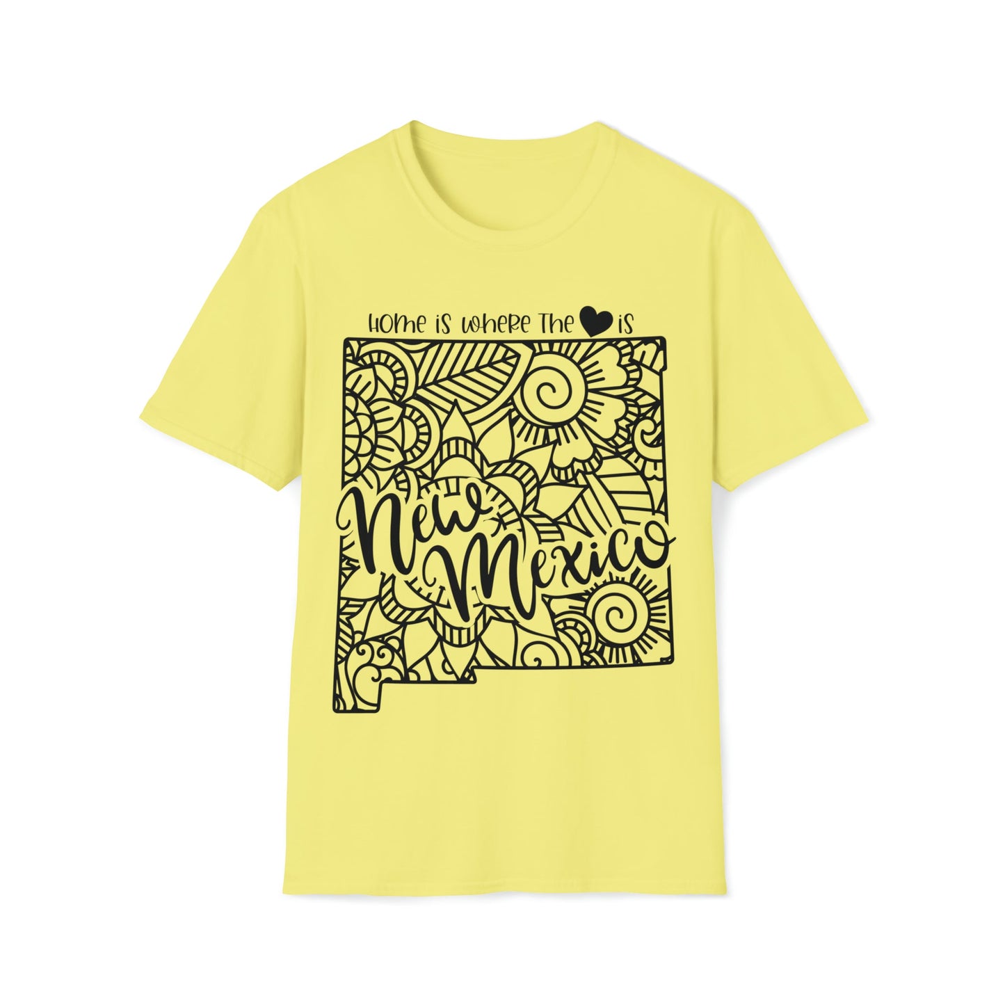 New Mexico is Where the Heart is T-Shirt - HMDesignStudioUS