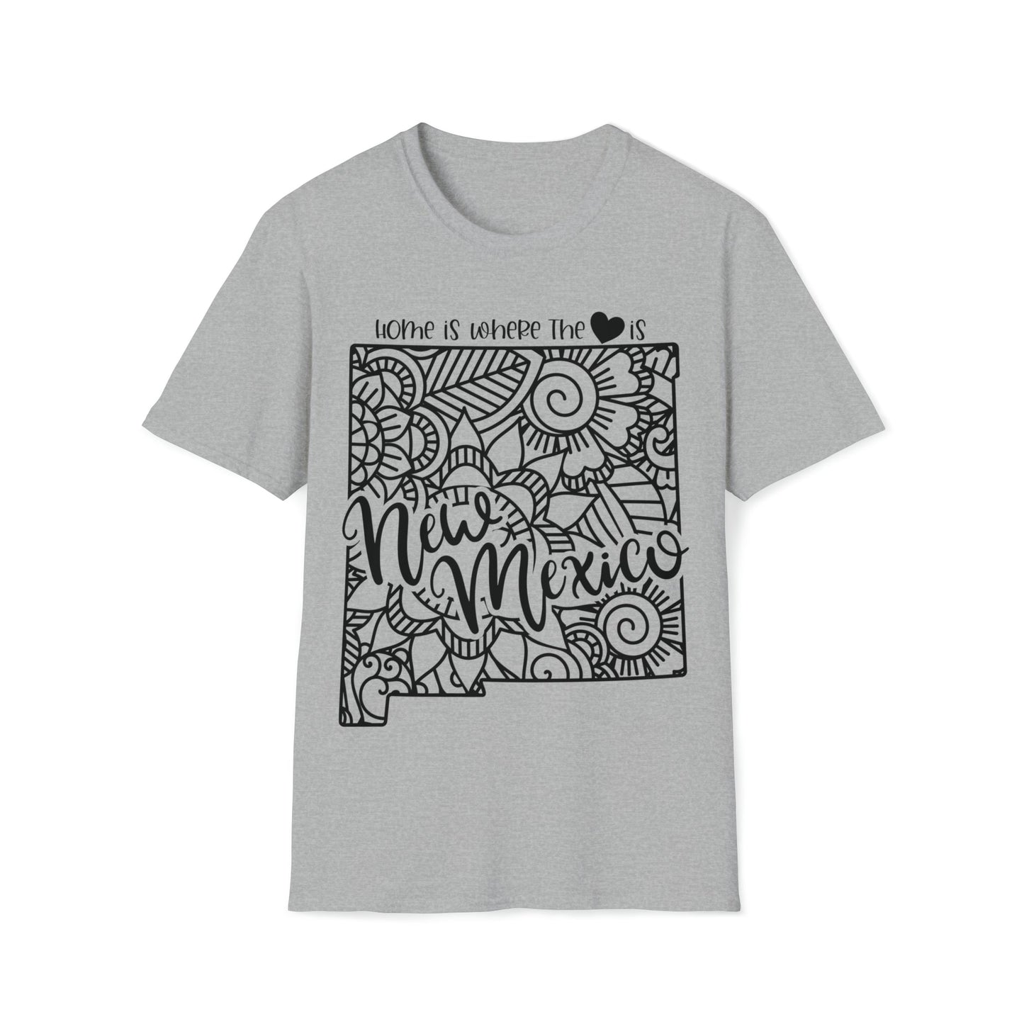New Mexico is Where the Heart is T-Shirt - HMDesignStudioUS