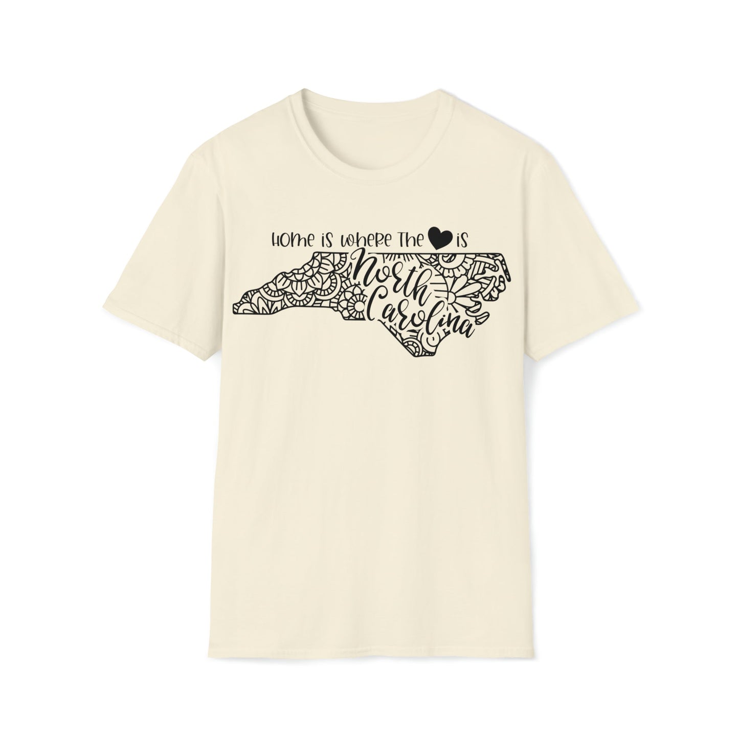 North Carolina is Where the Heart is T-Shirt - HMDesignStudioUS