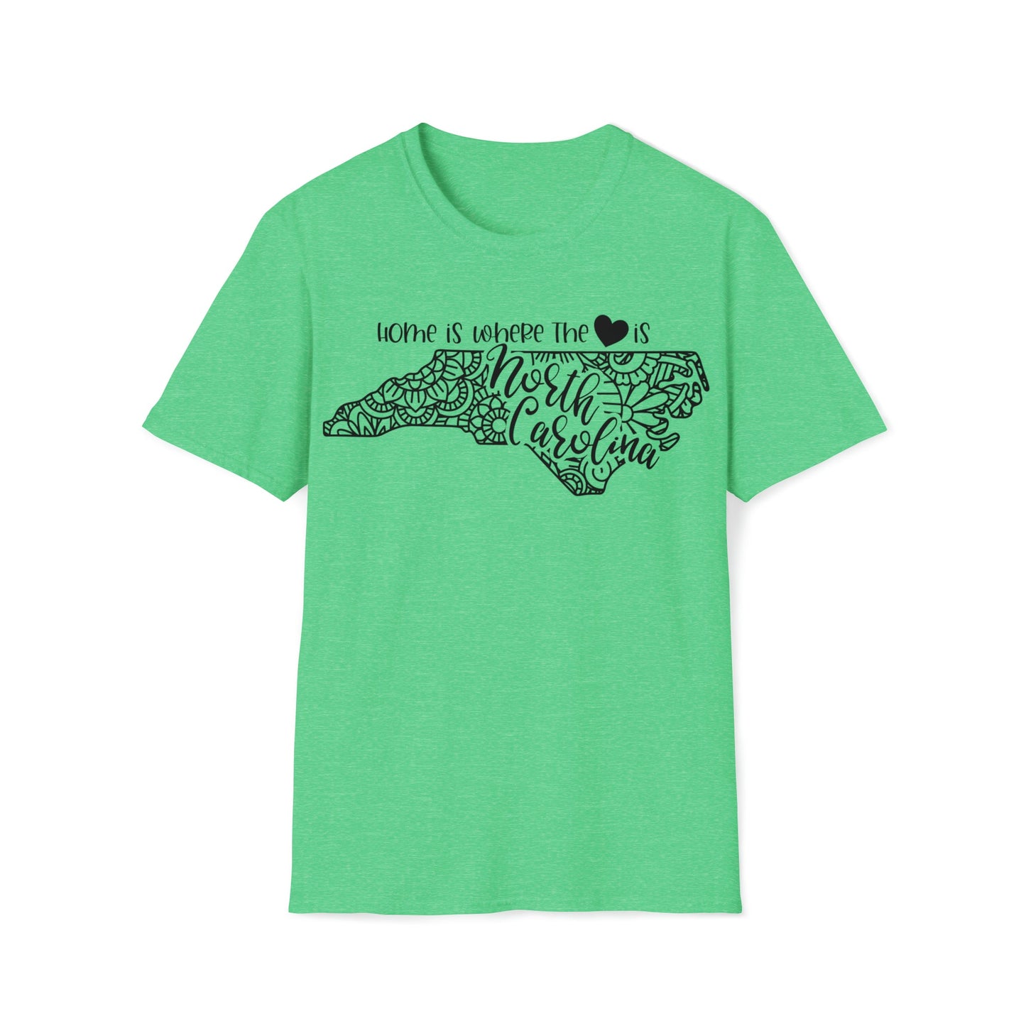 North Carolina is Where the Heart is T-Shirt - HMDesignStudioUS