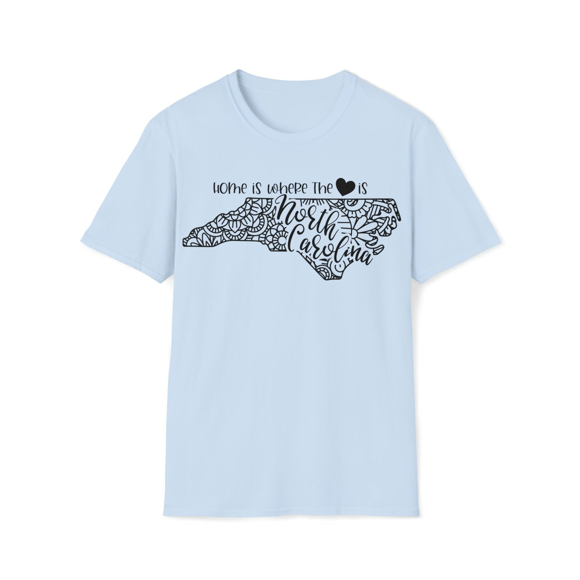 North Carolina is Where the Heart is T-Shirt - HMDesignStudioUS