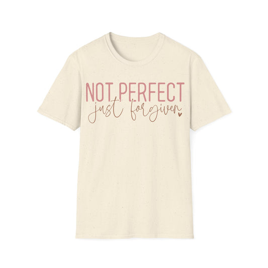 Not Perfect Just Forgiven Christian T-Shirt - HMDesignStudioUS