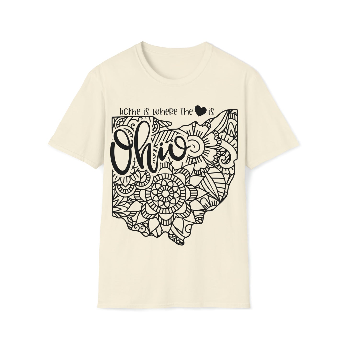 Ohio is Where the Heart is T-Shirt - HMDesignStudioUS