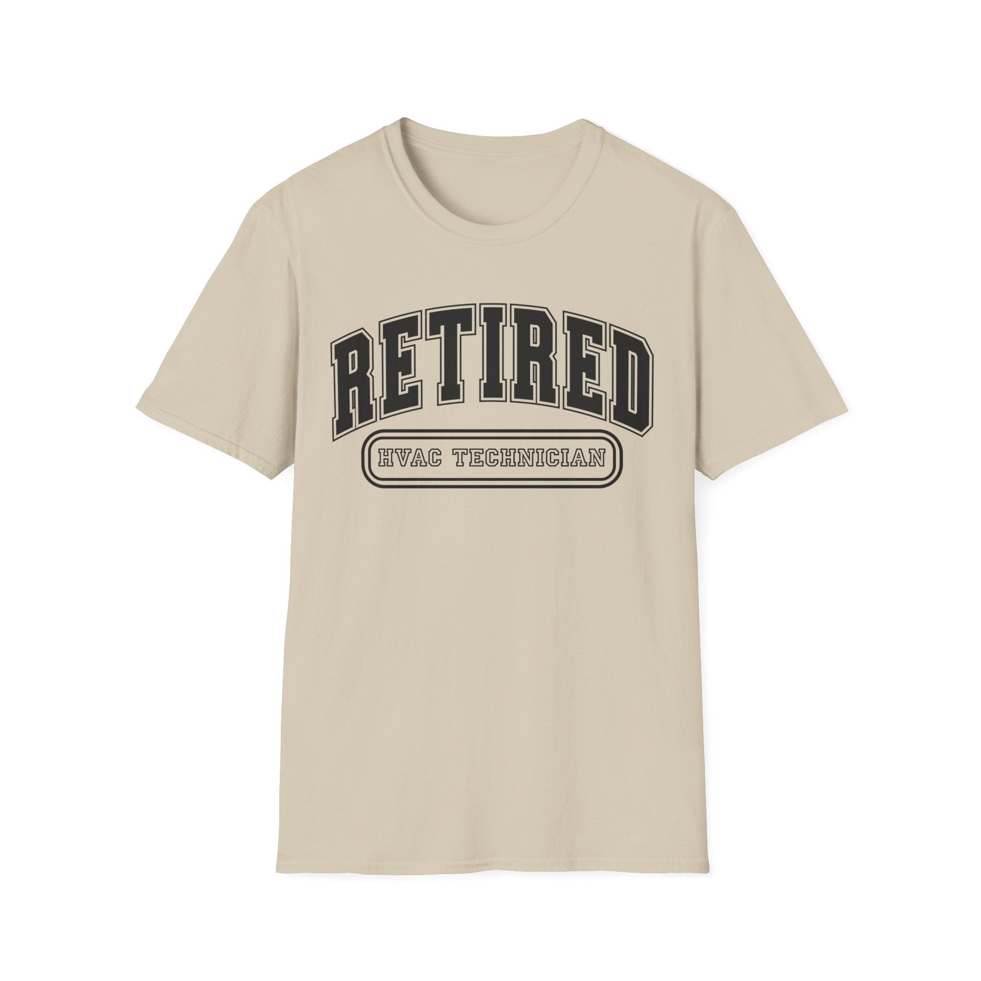 Retired HVAC Technician Shirt – Funny HVAC Retirement Gift for Men | Heating and Cooling Tradesman T-Shirt | Soft Cotton Tee for Skilled Workers - HMDesignStudioUS