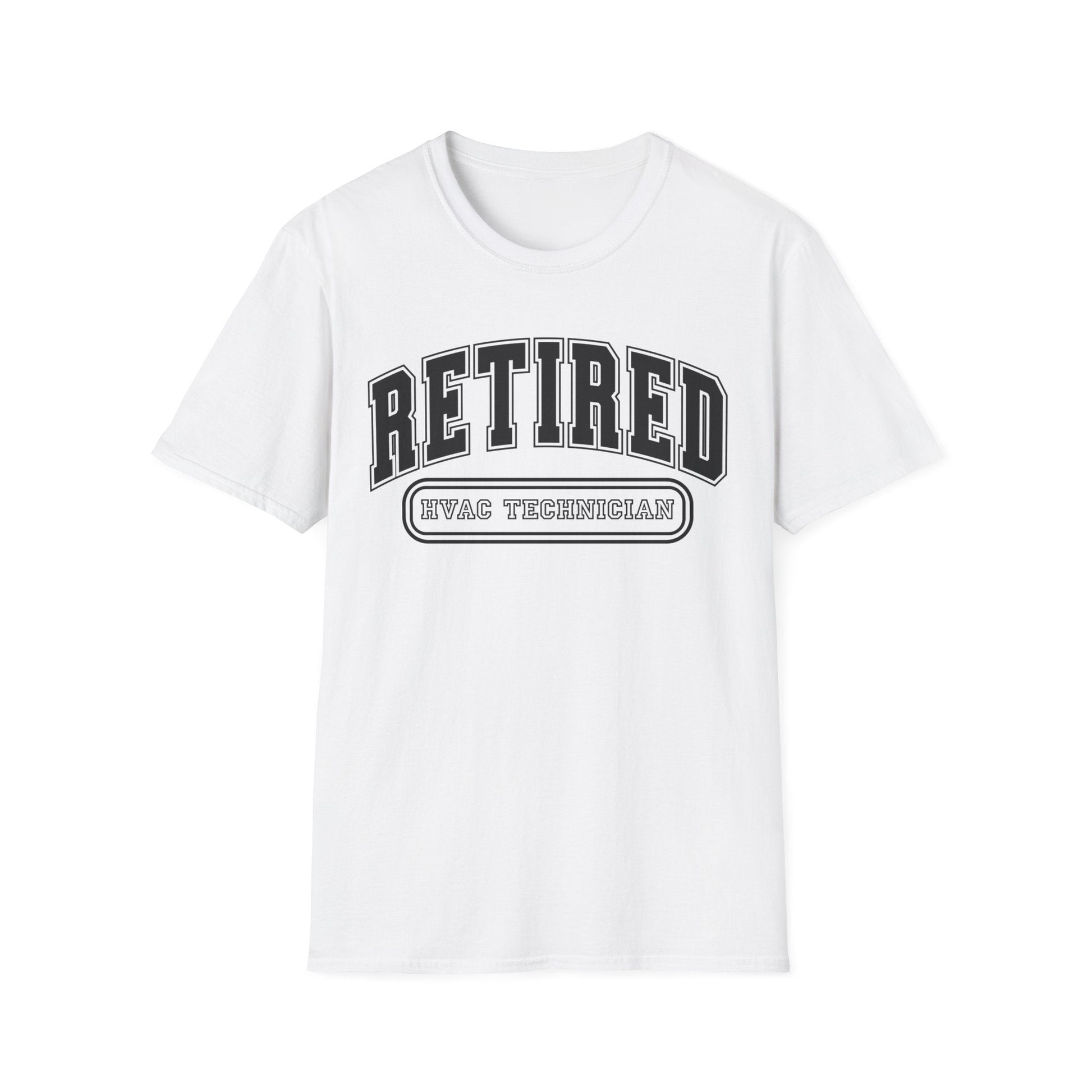 Retired HVAC Technician Shirt – Funny HVAC Retirement Gift for Men | Heating and Cooling Tradesman T-Shirt | Soft Cotton Tee for Skilled Workers - HMDesignStudioUS