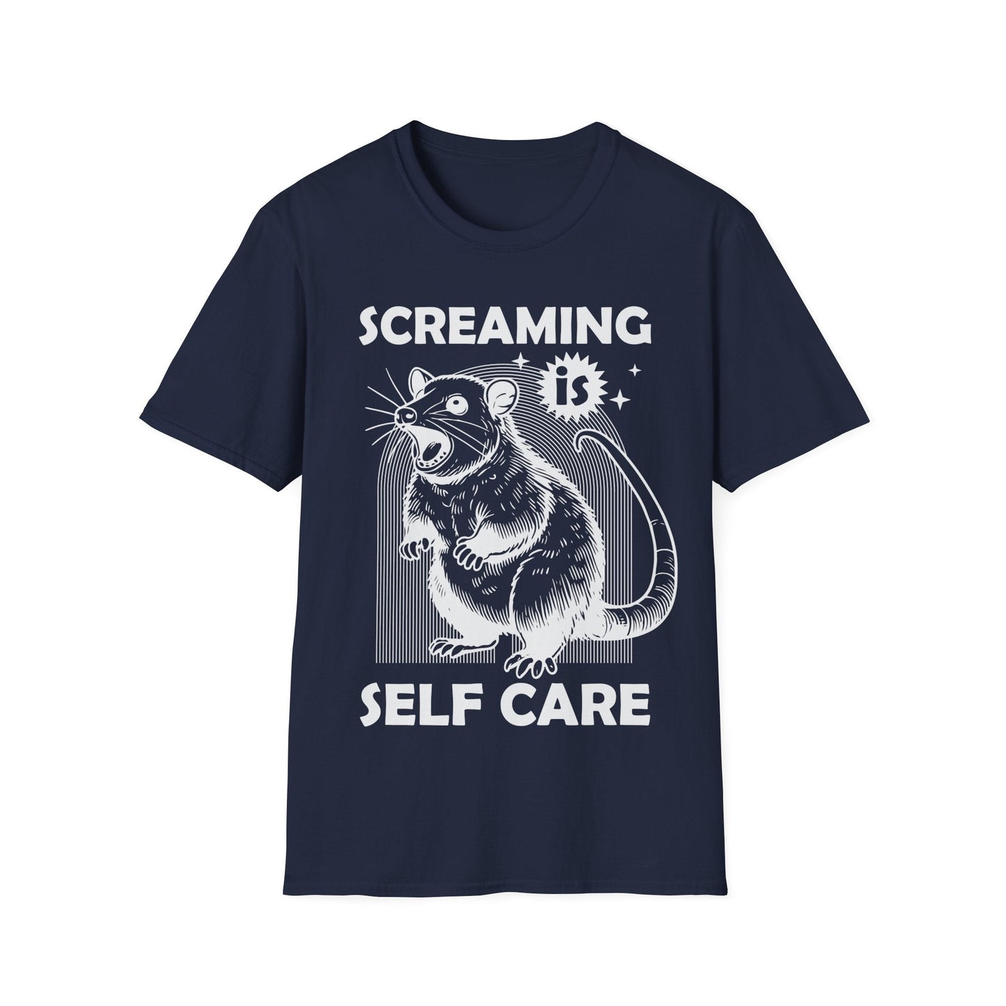 Screaming is Self Care Possum Shirt - HMDesignStudioUS