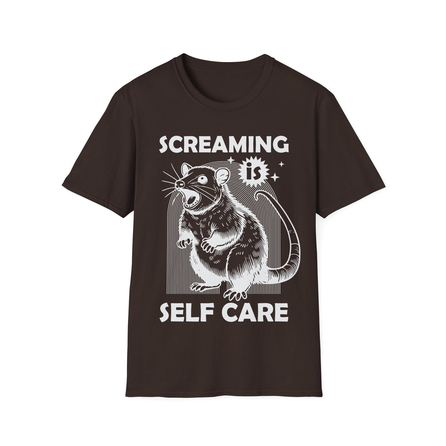 Screaming is Self Care Possum Shirt - HMDesignStudioUS