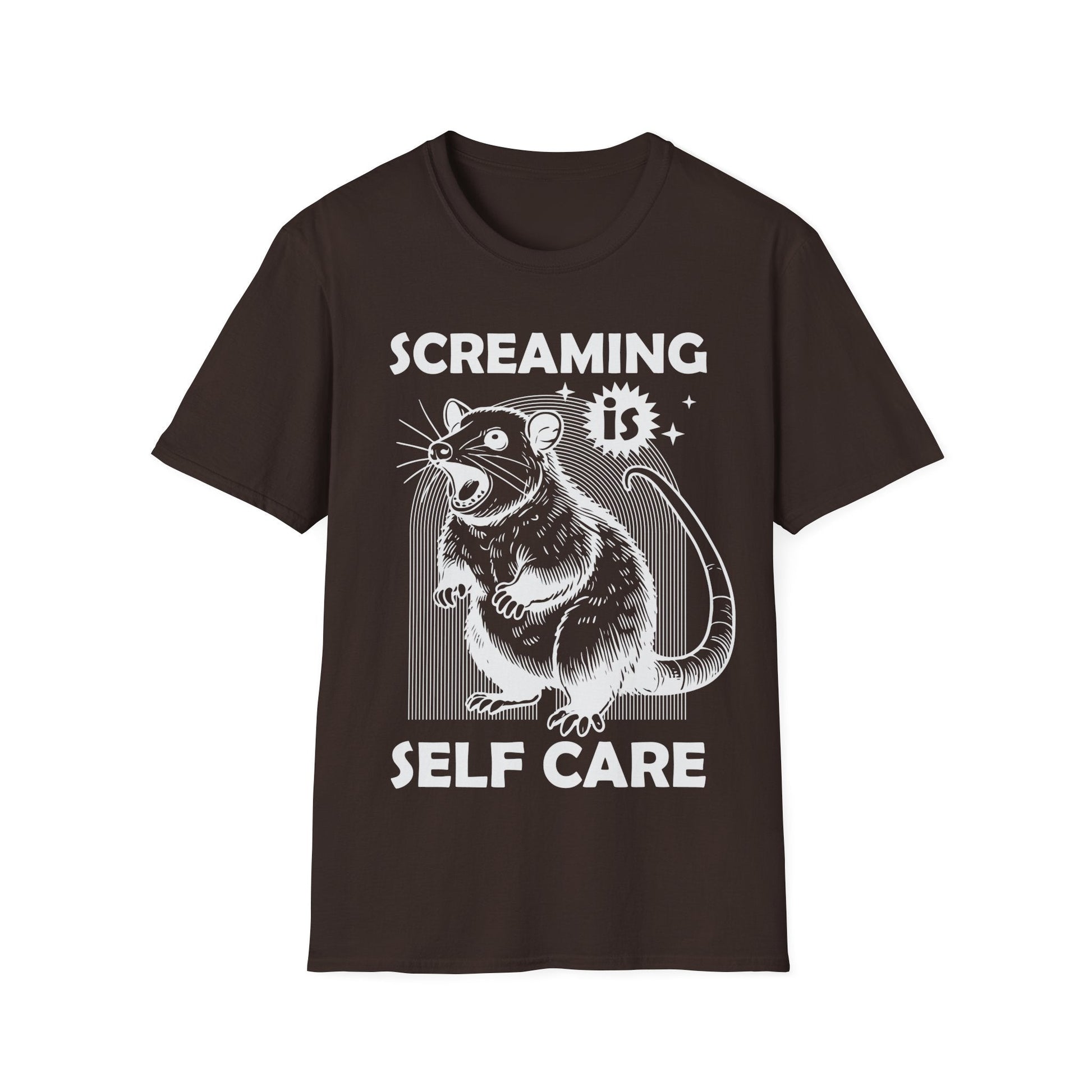 Screaming is Self Care Possum Shirt - HMDesignStudioUS