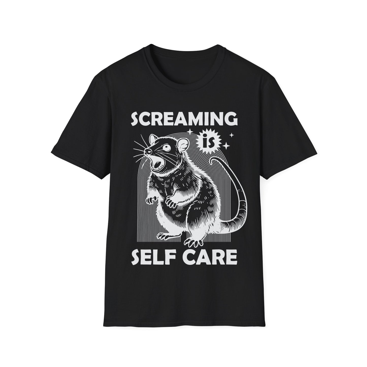 Screaming is Self Care Possum Shirt - HMDesignStudioUS