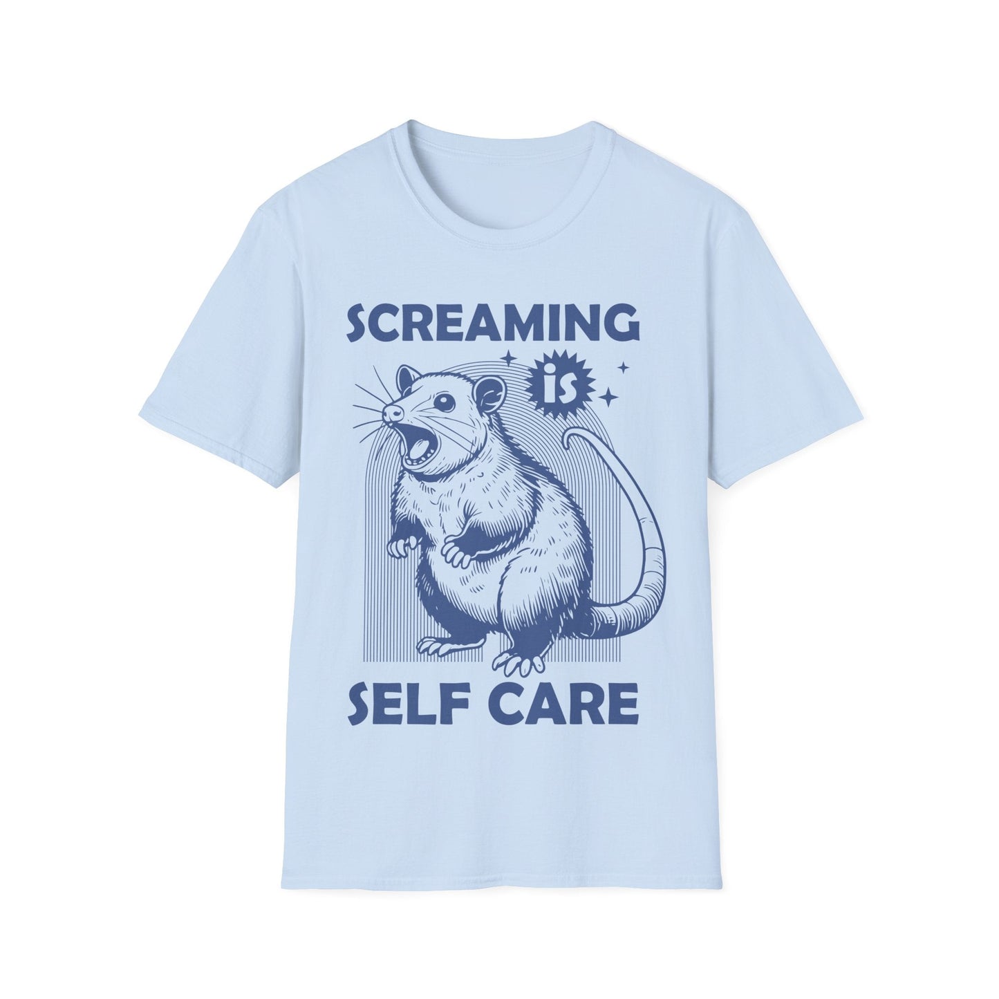 Screaming is Self Care Possum Shirt - HMDesignStudioUS