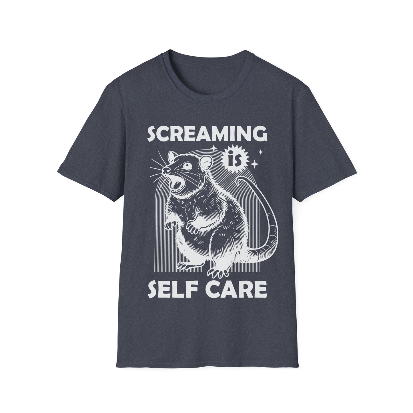 Screaming is Self Care Possum Shirt - HMDesignStudioUS