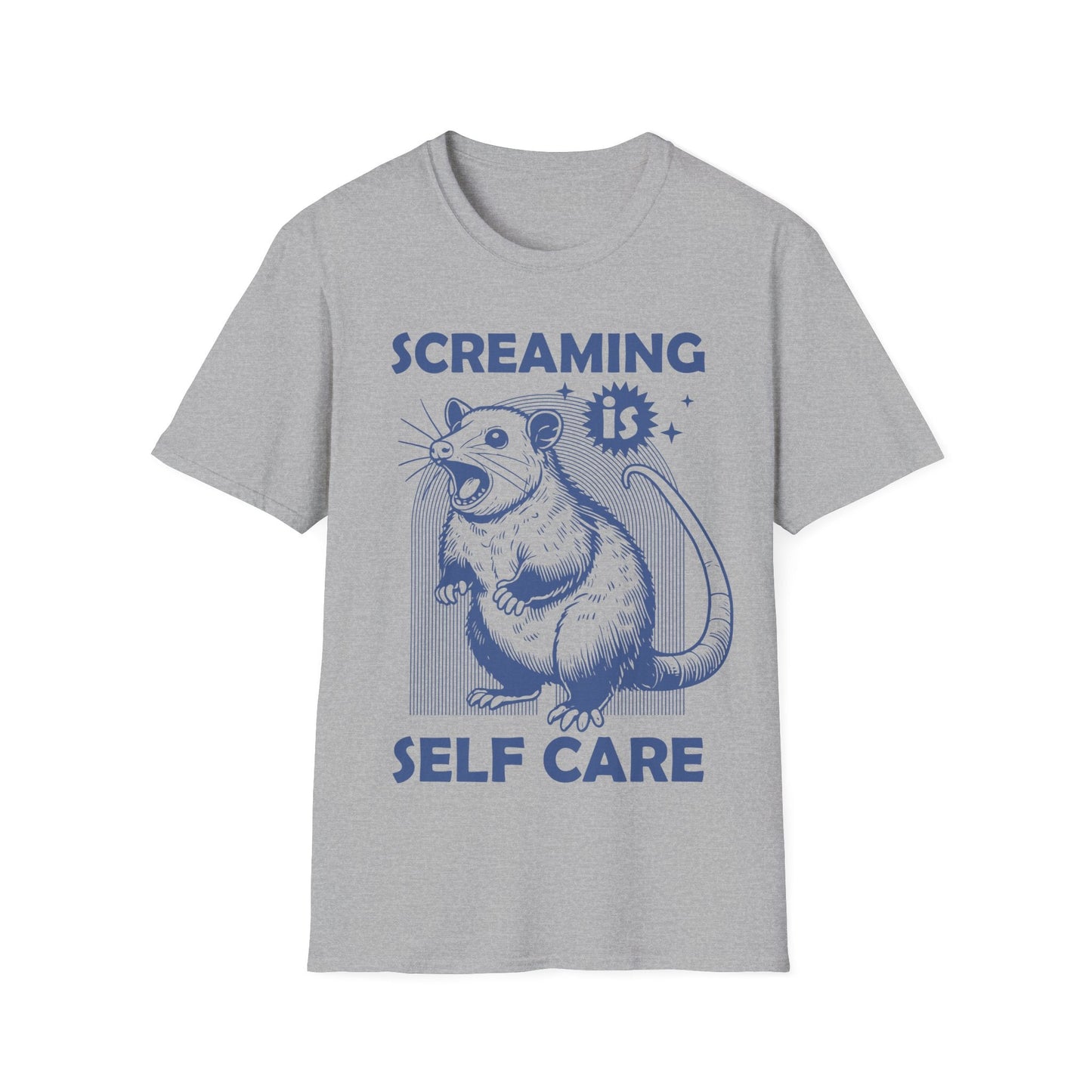 Screaming is Self Care Possum Shirt - HMDesignStudioUS