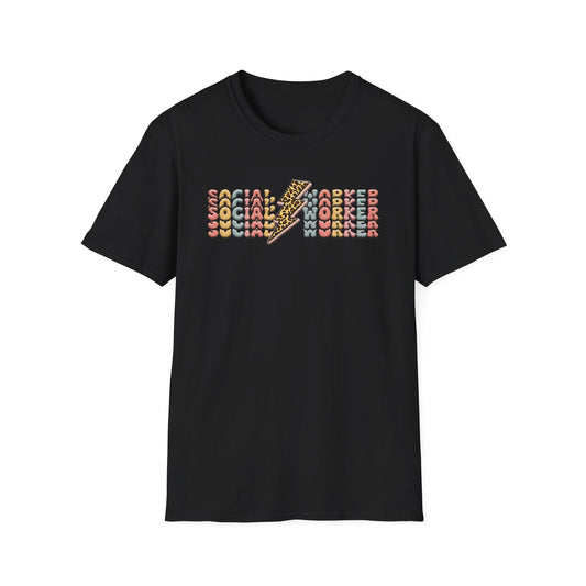 Social Worker Lightening Bolt Shirt - HMDesignStudioUS