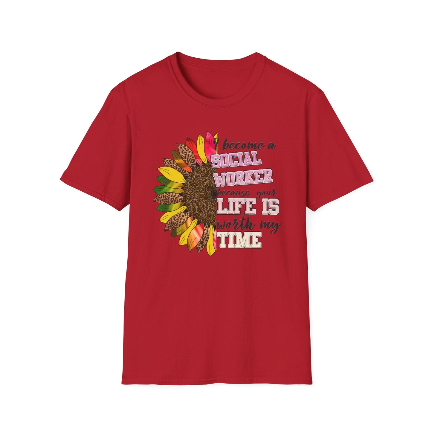 Social Worker Sunflower Shirt - HMDesignStudioUS