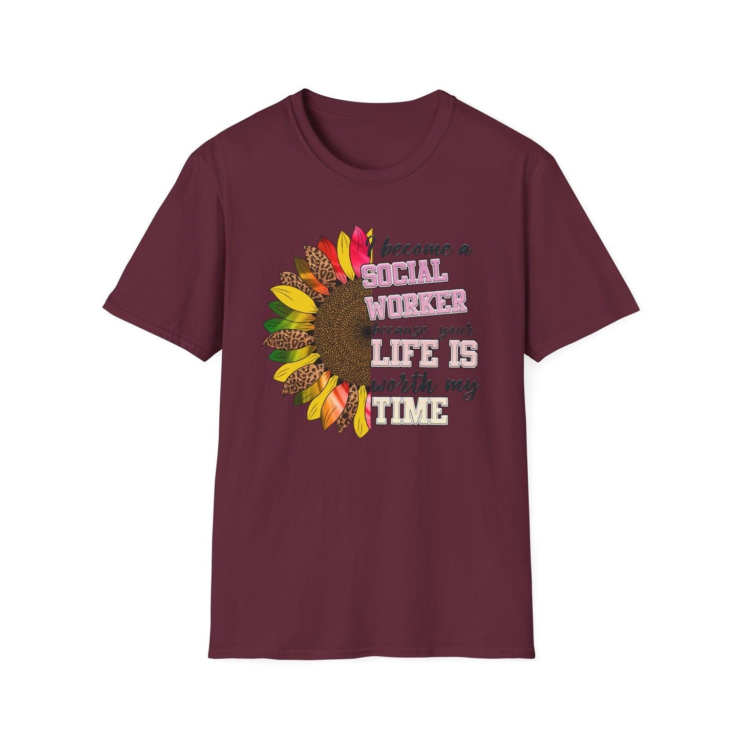 Social Worker Sunflower Shirt - HMDesignStudioUS