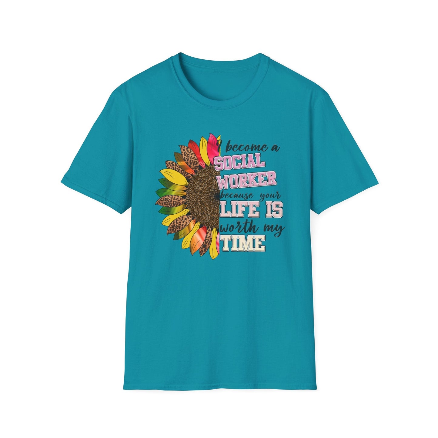 Social Worker Sunflower Shirt - HMDesignStudioUS