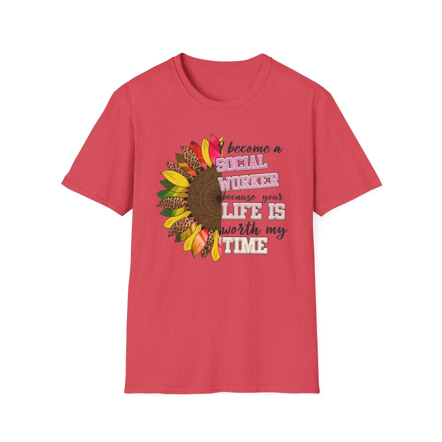 Social Worker Sunflower Shirt - HMDesignStudioUS