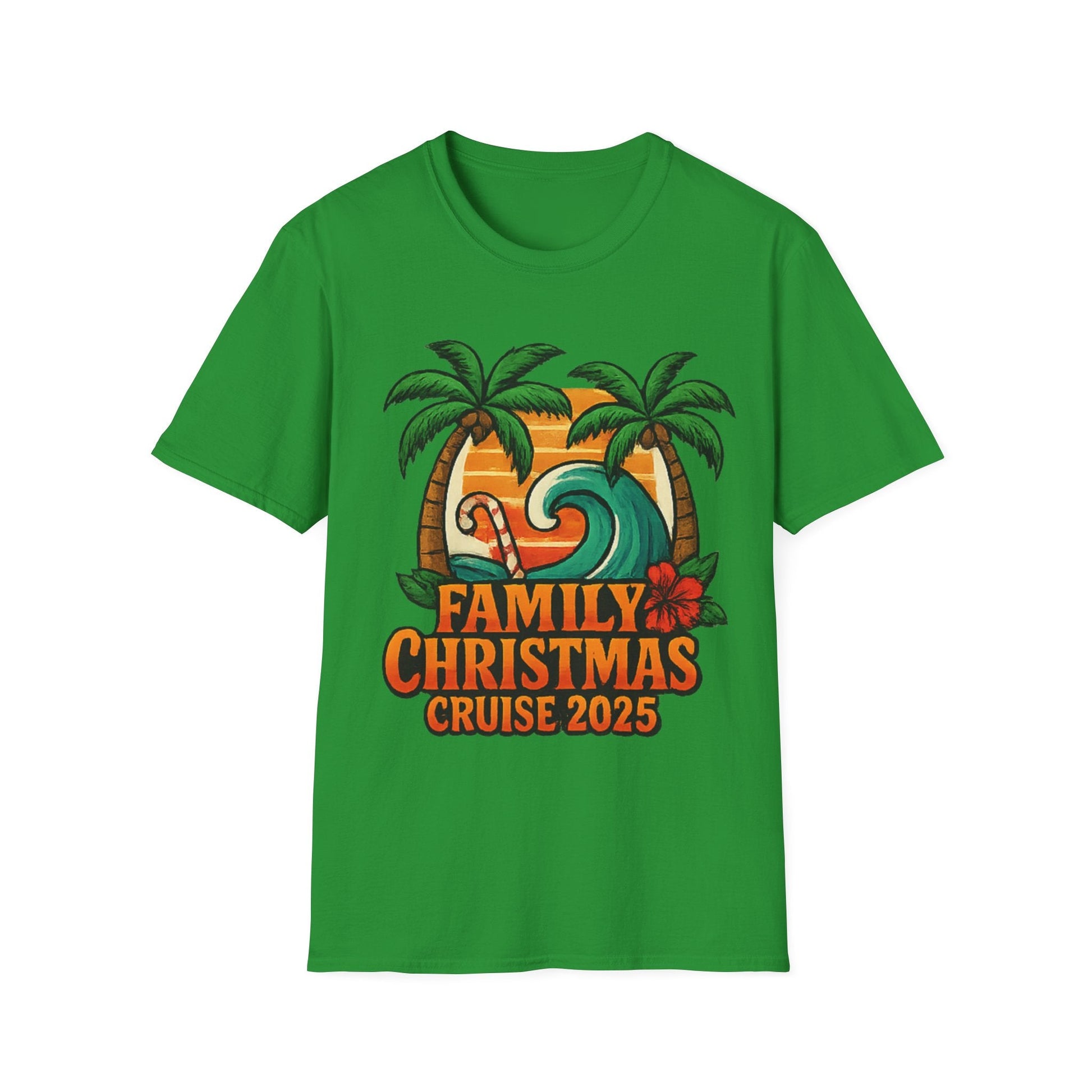 Tropical Family Cruise T-Shirt, Vacation Souvenir, Christmas Gift, Summer Tee, Family Reunion Shirt, Ocean Vibe Apparel - HMDesignStudioUS