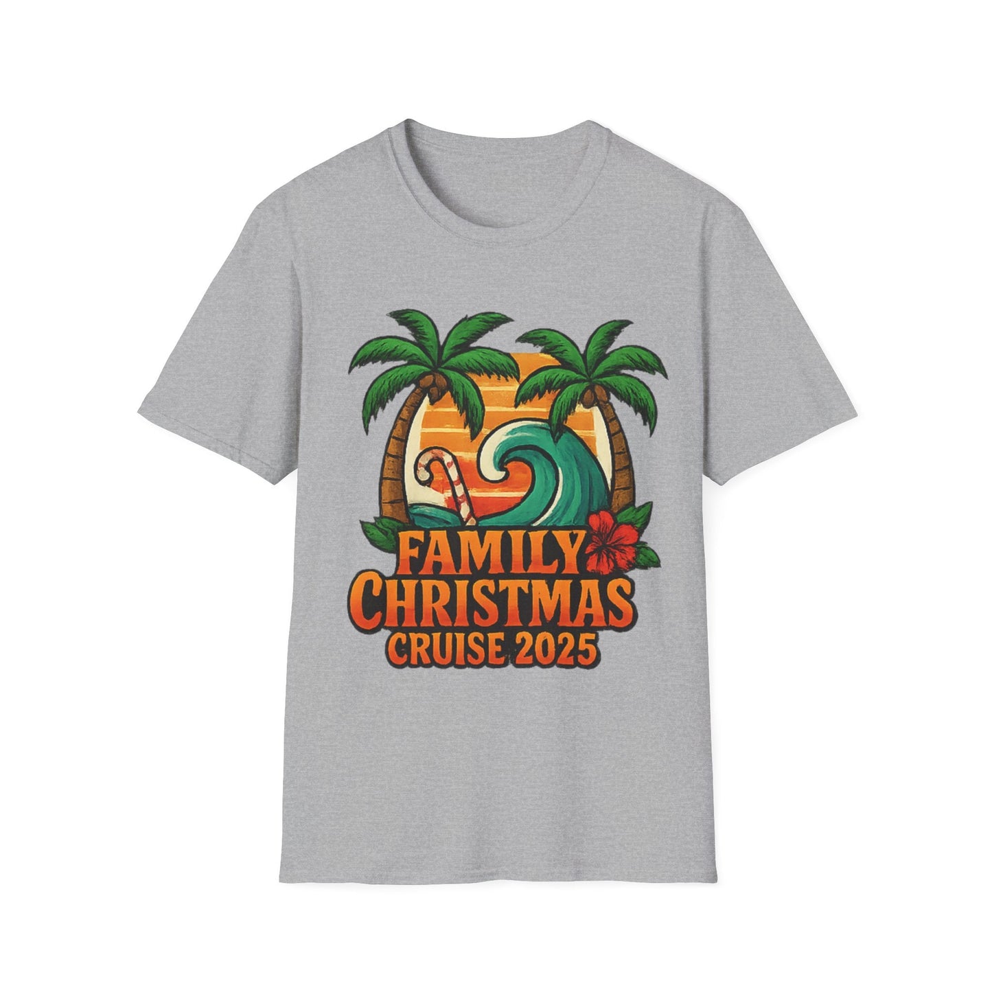Tropical Family Cruise T-Shirt, Vacation Souvenir, Christmas Gift, Summer Tee, Family Reunion Shirt, Ocean Vibe Apparel - HMDesignStudioUS
