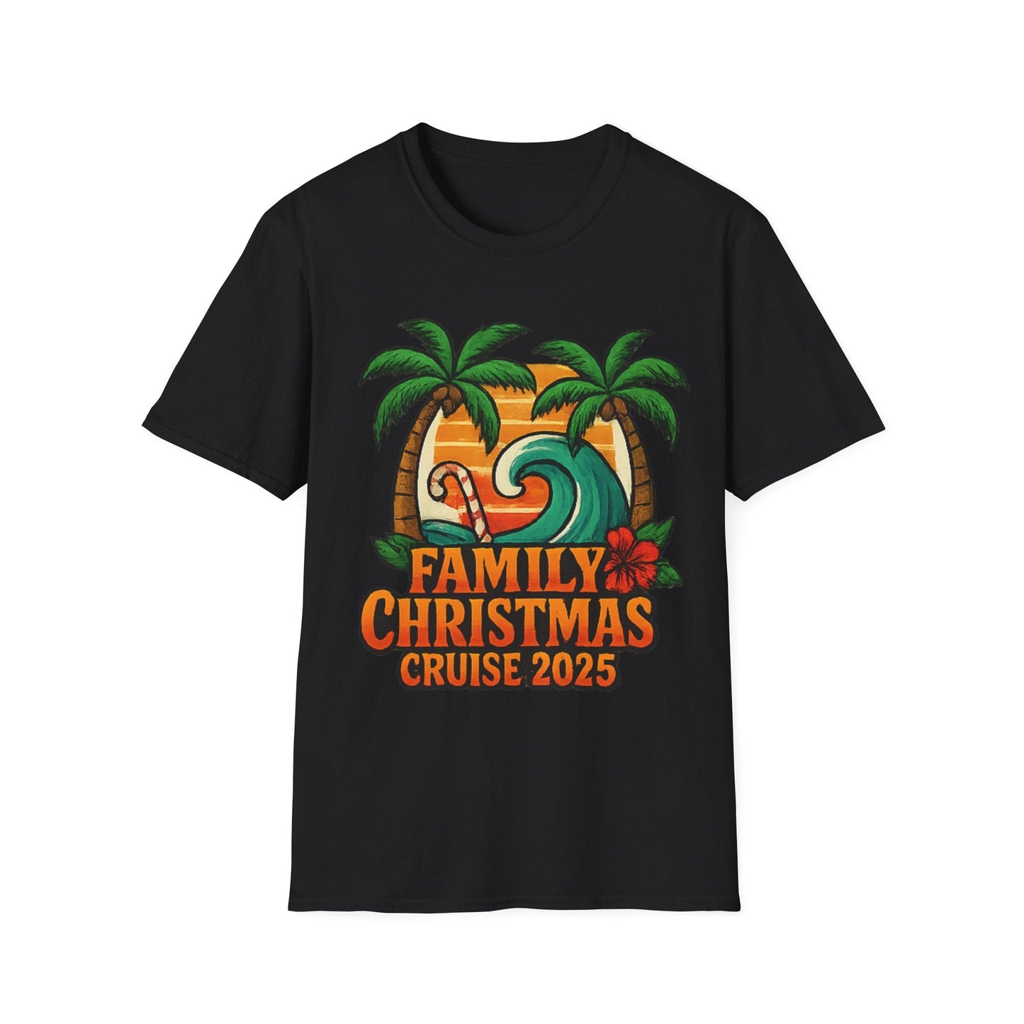 Tropical Family Cruise T-Shirt, Vacation Souvenir, Christmas Gift, Summer Tee, Family Reunion Shirt, Ocean Vibe Apparel - HMDesignStudioUS