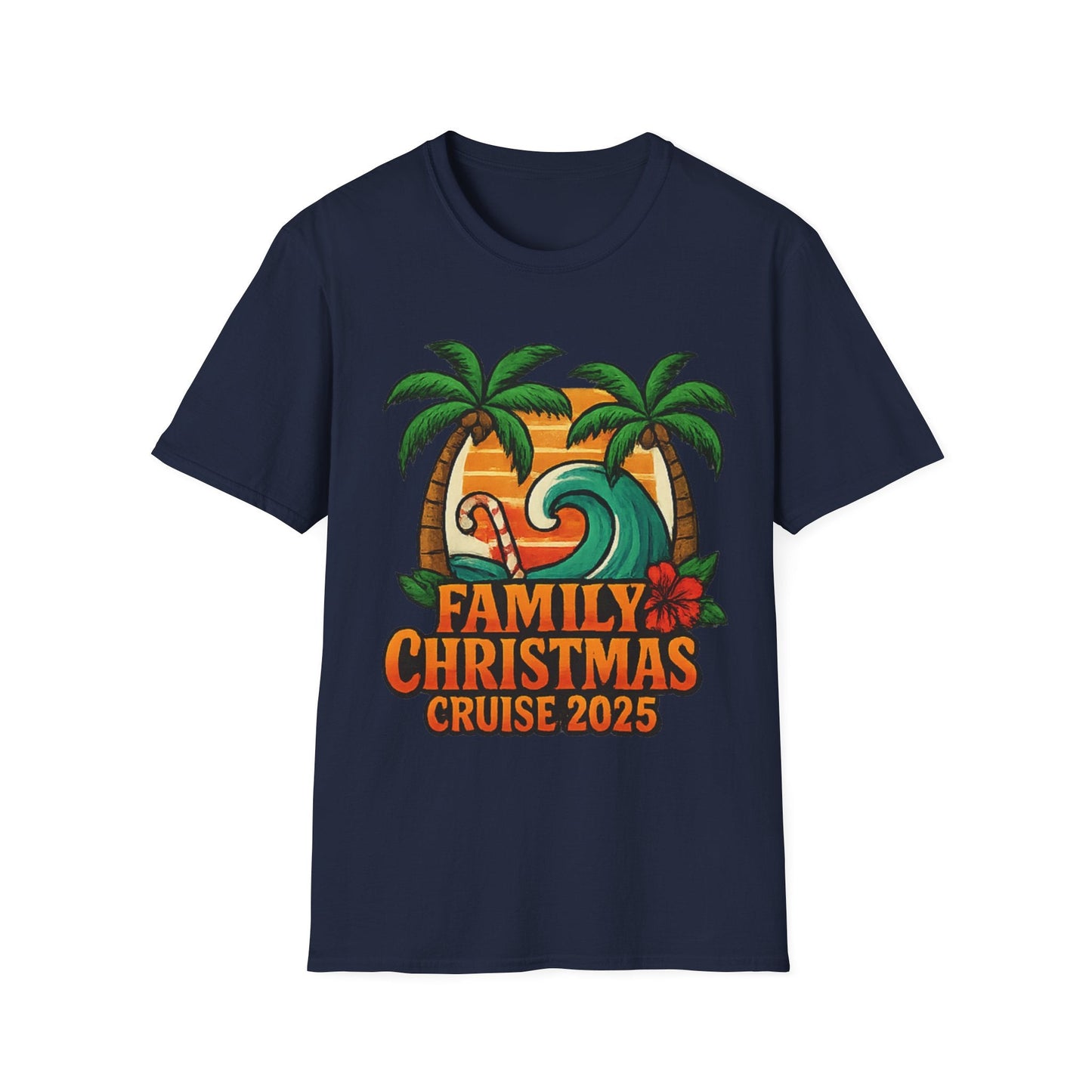 Tropical Family Cruise T-Shirt, Vacation Souvenir, Christmas Gift, Summer Tee, Family Reunion Shirt, Ocean Vibe Apparel - HMDesignStudioUS