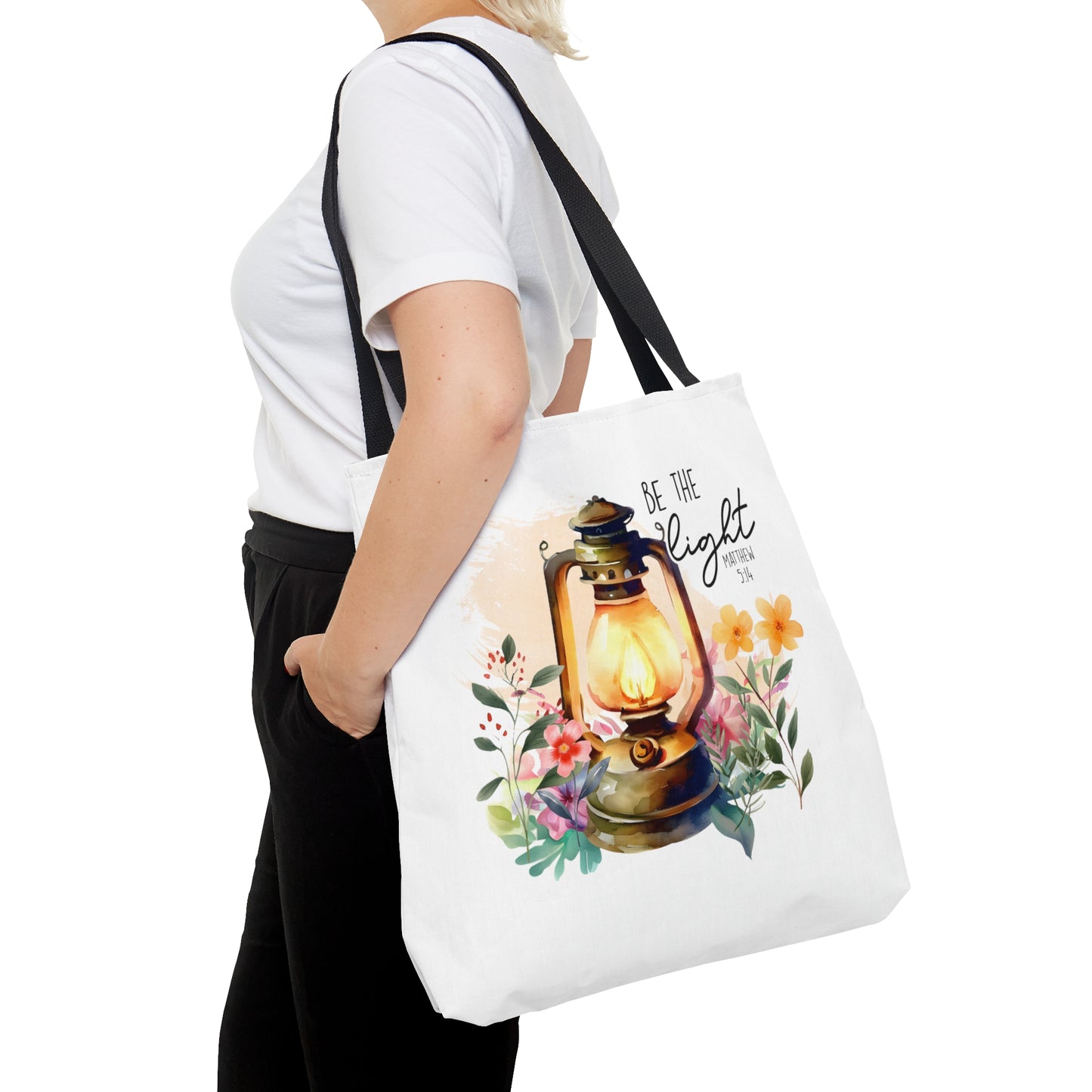 Be the Light Tote Bag, Christian Gifts