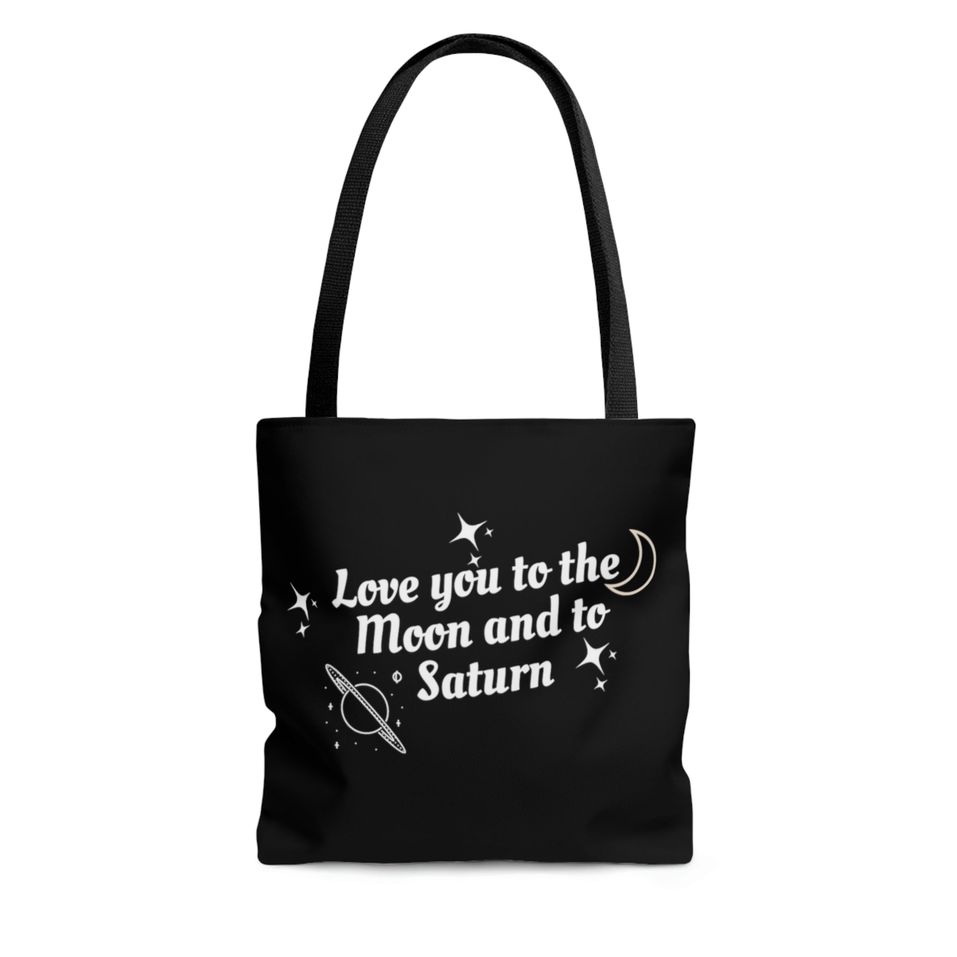 Love You to the Moon & Saturn, Fan Tote Bag