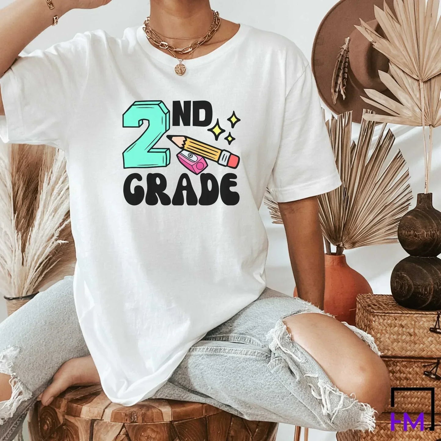 2nd Grade Teacher Shirt
