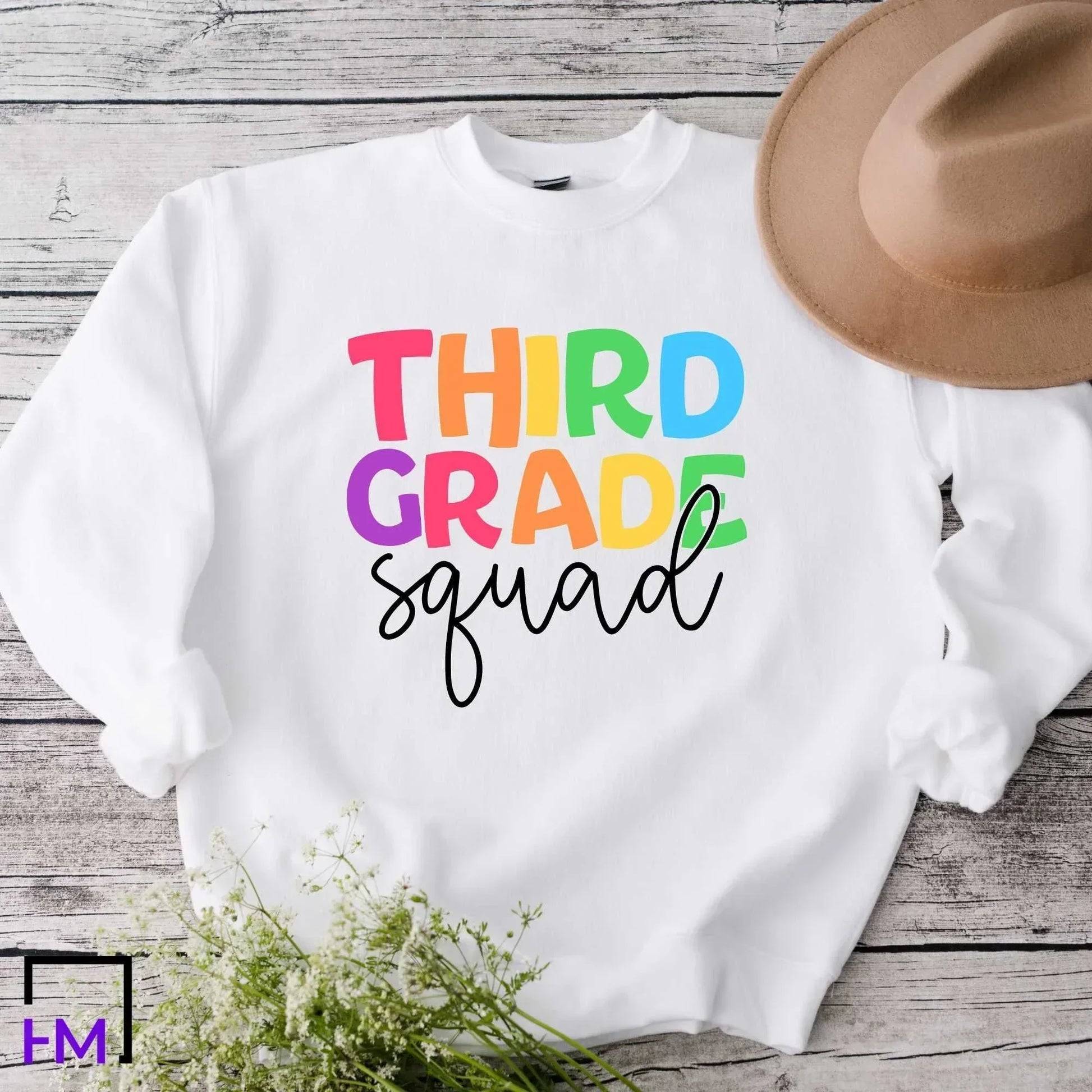 3rd Grade Squad Teacher Shirt, Teacher Appreciation Gifts HMDesignStudioUS