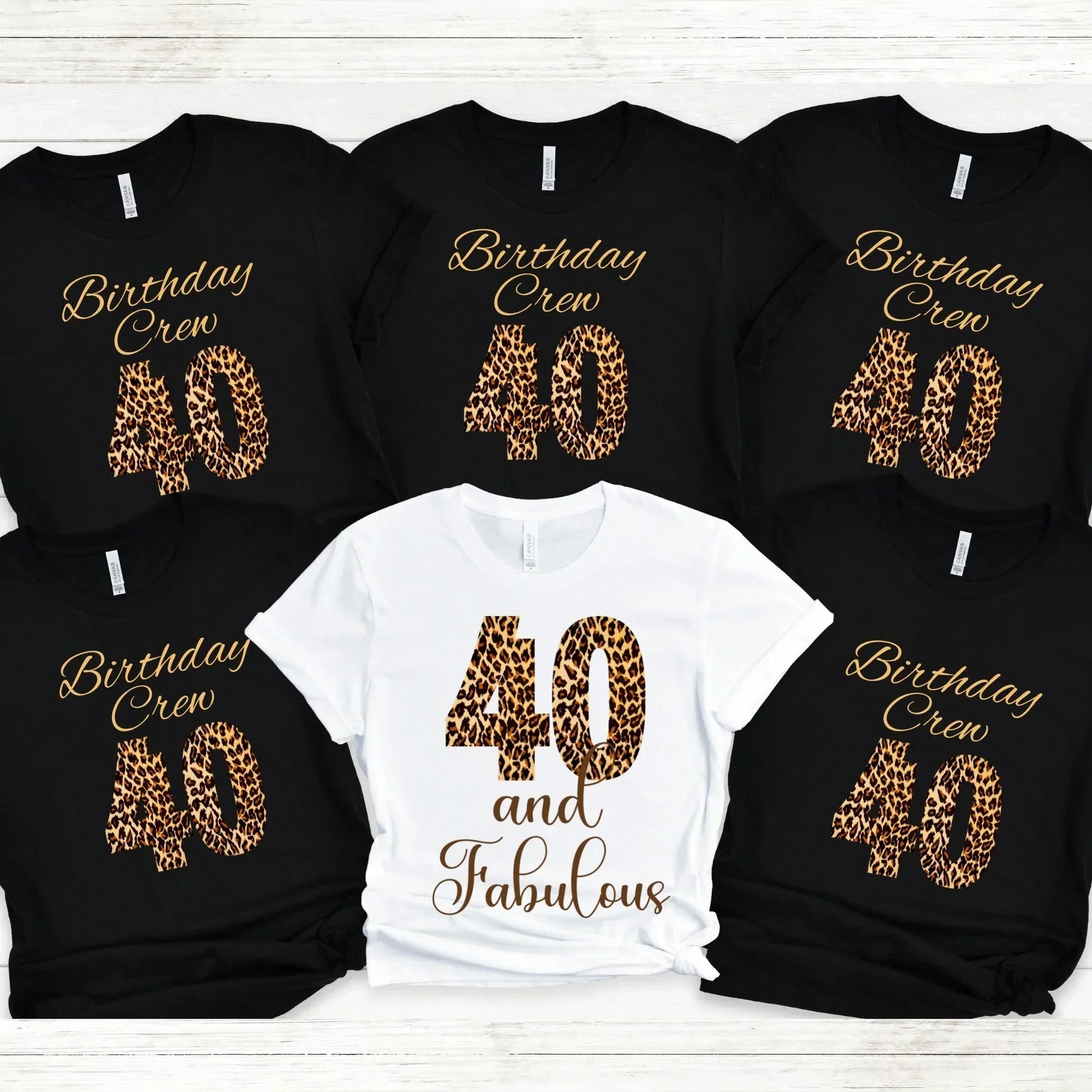 40 and Fabulous, 40th Birthday Shirt, Birthday Group Shirt, Forty and Fabulous HMDesignStudioUS
