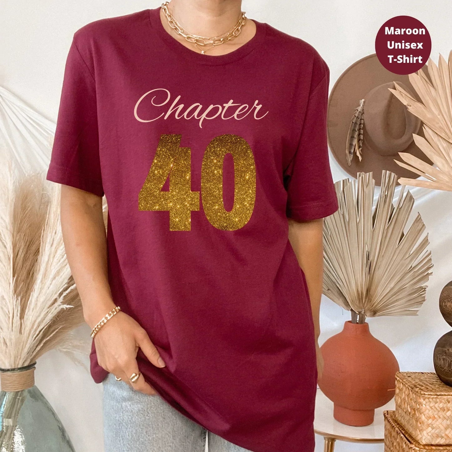 40th Birthday Shirt, Birthday Group Shirt, Chapter Forty, Birthday Crew, 40th Birthday Squad, 40th Birthday Tee HMDesignStudioUS