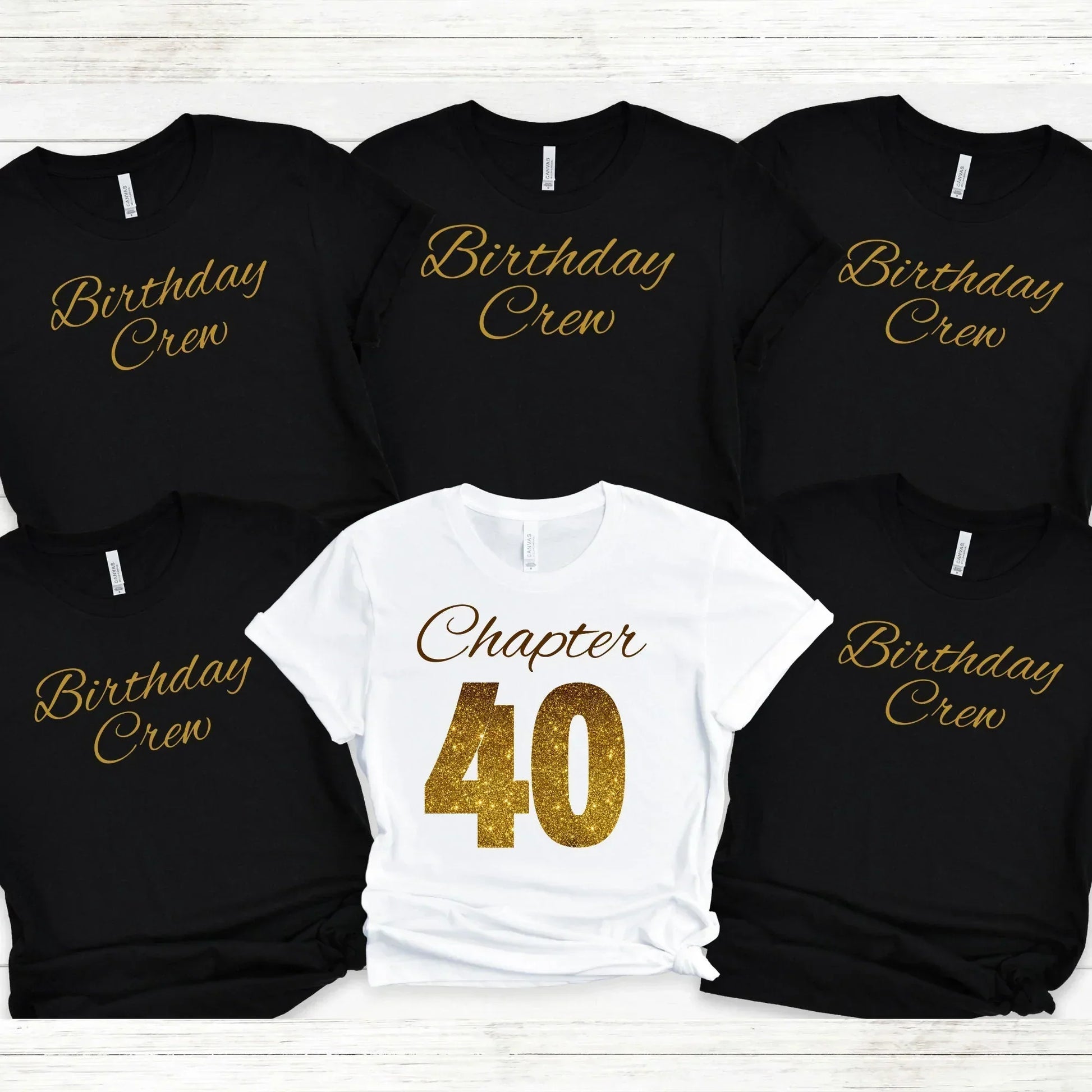 40th Birthday Shirt, Birthday Group Shirt, Chapter Forty, Birthday Crew, 40th Birthday Squad, 40th Birthday Tee