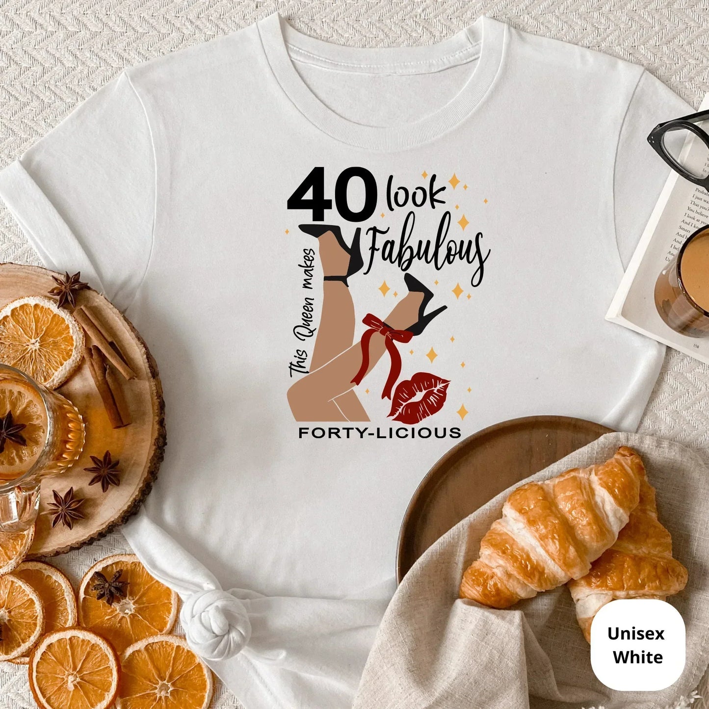 40th Birthday Shirt, Birthday Group Shirt, Forty and Fabulous Shirt HMDesignStudioUS