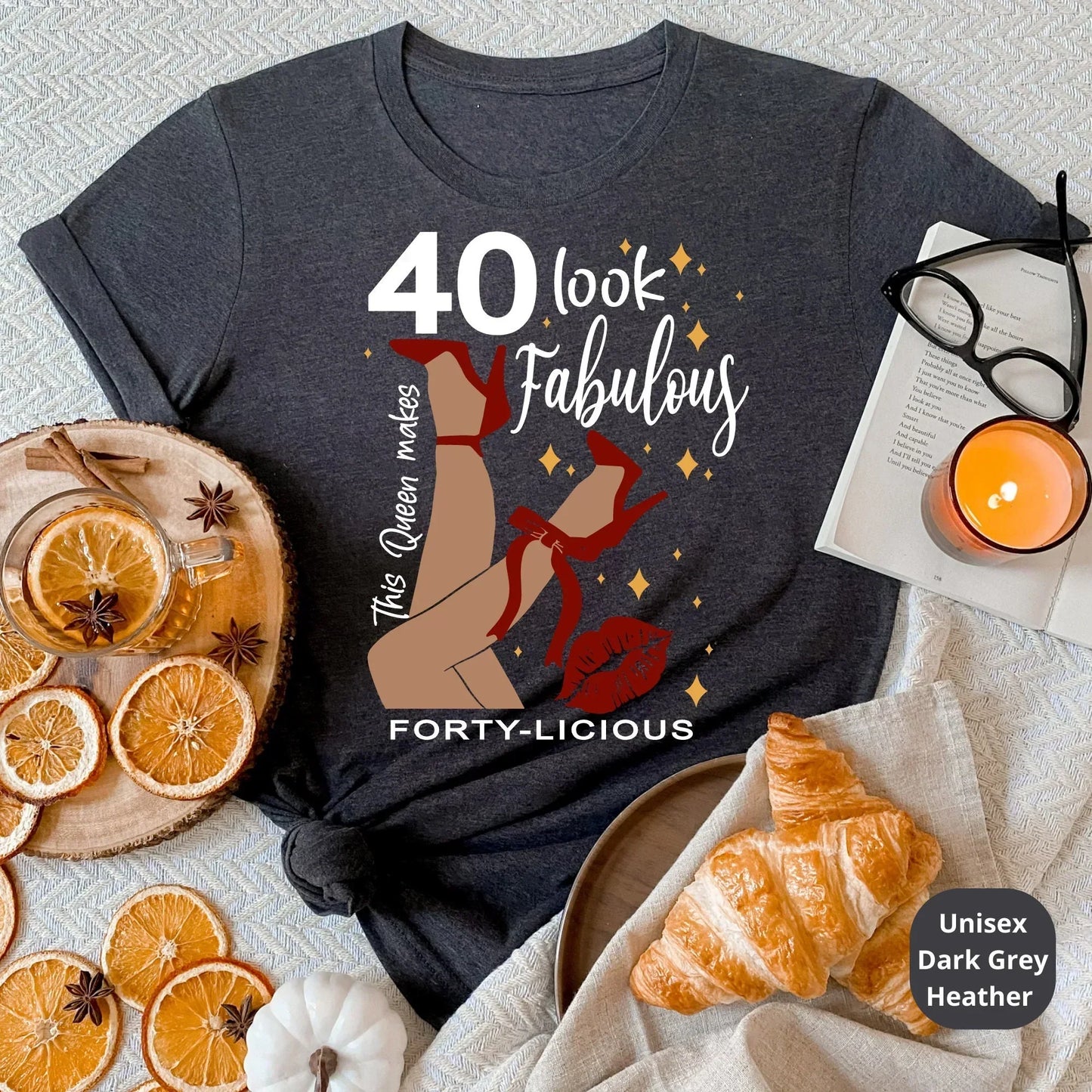 40th Birthday Shirt, Birthday Group Shirt, Forty and Fabulous Shirt HMDesignStudioUS