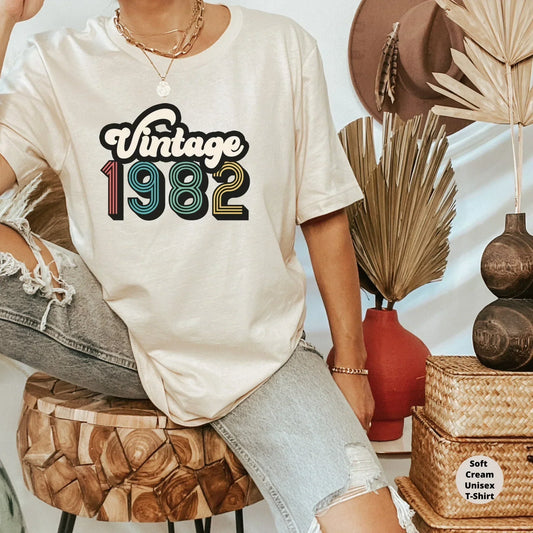 40th Birthday Shirts, Vintage 1982, Birthday Group Shirts HMDesignStudioUS