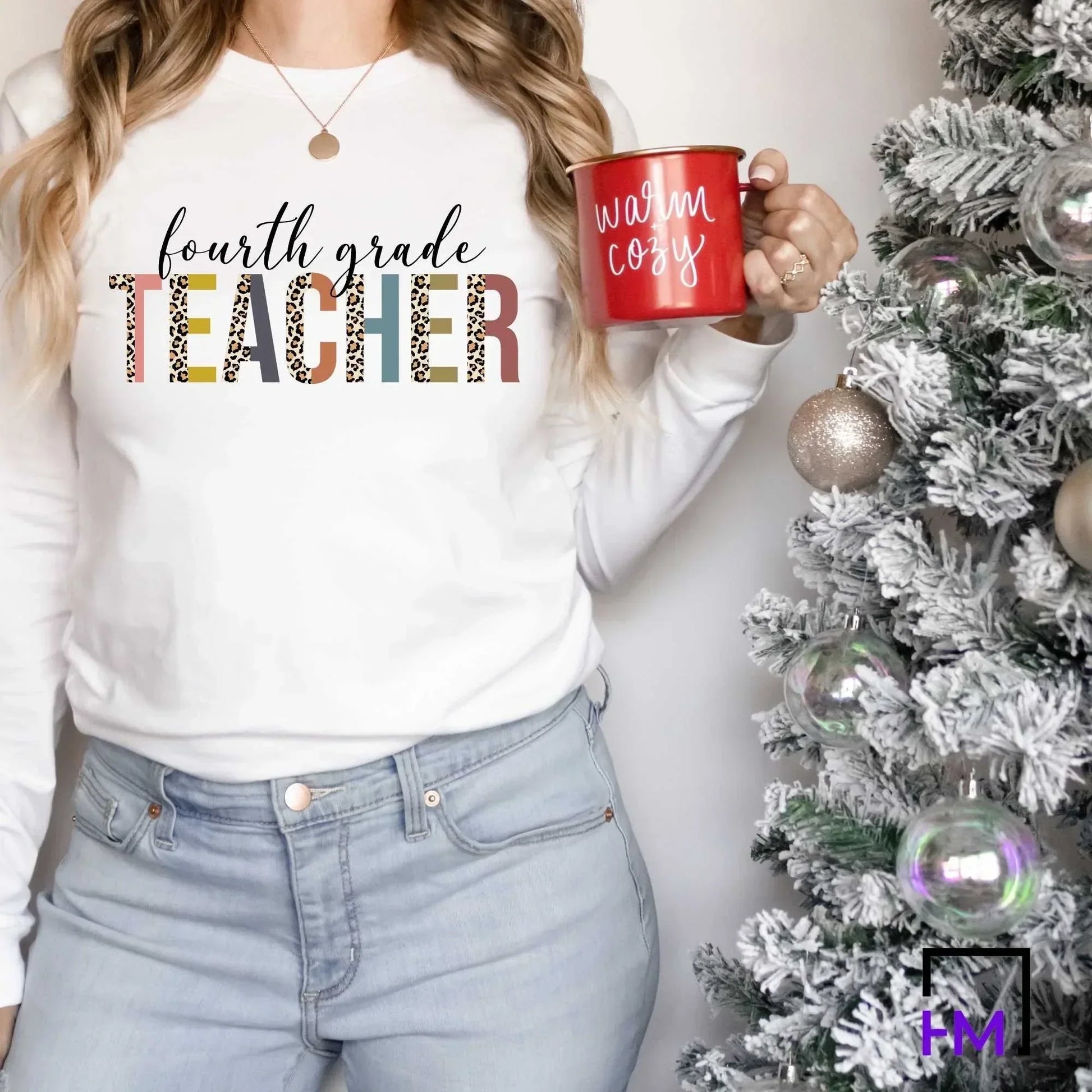 4th Grade Teacher Shirt | Great for New Middle School Team, Appreciation Gifts, Back to School, Holiday Celebration, Christmas Presents Gift HMDesignStudioUS