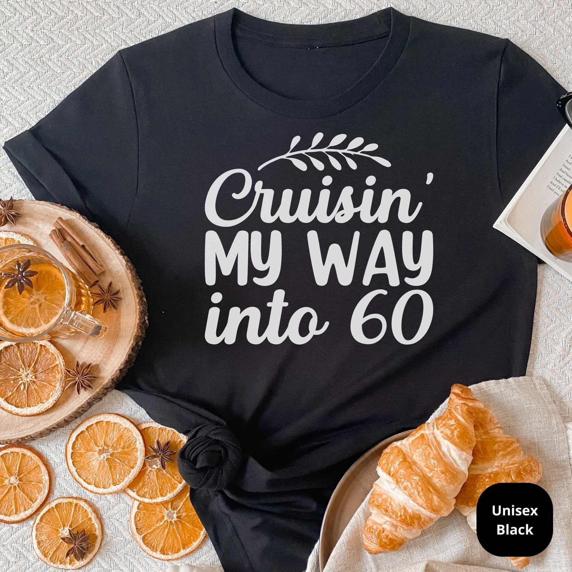 60th Birthday Cruise Shirt, 60th Birthday Gift, Great for Grands, Parents, Aunt, Cousins & Loved Ones Bday Party or Anniversary Celebration HMDesignStudioUS
