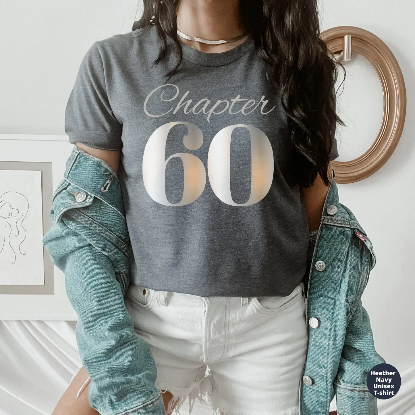 60th Birthday Shirt, Chapter Sixty Birthday Shirt, Birthday Squad, 60th Birthday Crew, 60th Party Tees, Gift for Her, Birthday Group Shirt