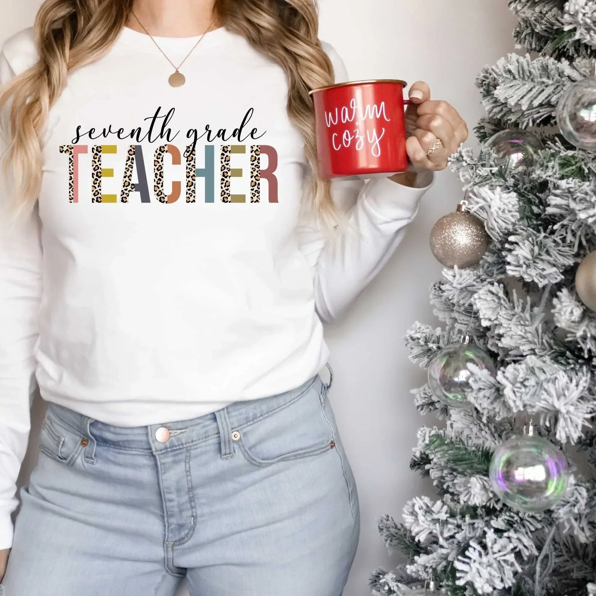 7th Grade Teacher Shirt | Great for New Middle School Team, Appreciation Gifts, Back to School, Holiday Celebration, Christmas Presents Gift HMDesignStudioUS