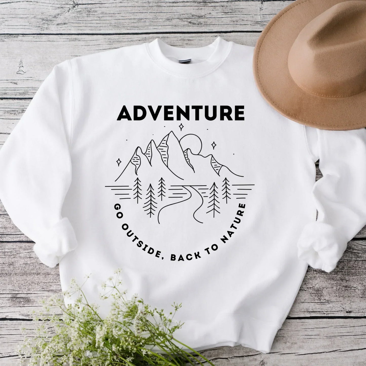 Adventure Time Shirt, Outdoor Shirt, Camping Shirt, Nature shirt, Wanderlust Sweatshirt, Adventure Sweatshirt, Adventure Hoodie HMDesignStudioUS