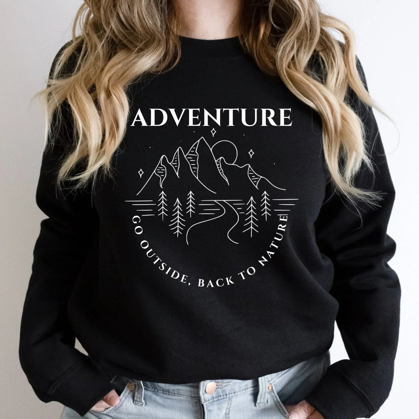 Adventure Time Shirt, Outdoor Shirt, Camping Shirt, Nature shirt, Wanderlust Sweatshirt, Adventure Sweatshirt, Adventure Hoodie HMDesignStudioUS