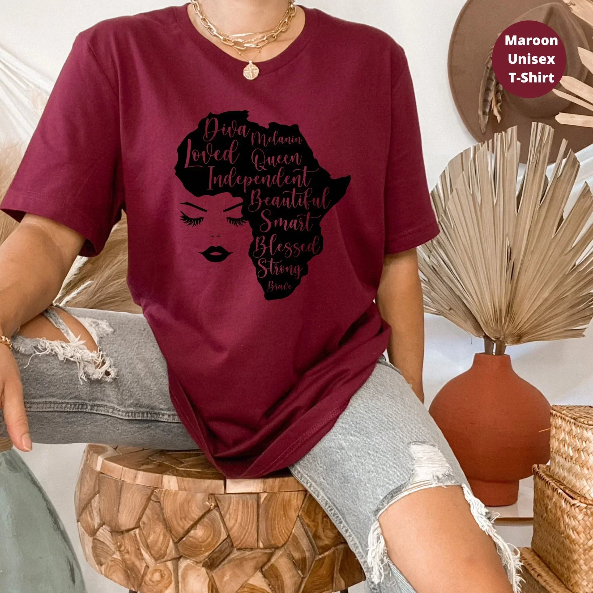 Afro Girl, BGM Shirt, Black Pride, Gift for Her, Female Empowerment Sweatshirt, Feminist Hoodie, Black Girl Magic, Juneteenth T-shirt