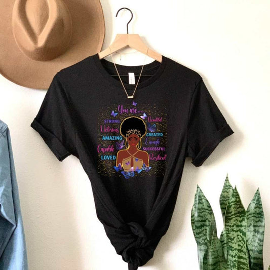 Afro Queen Black Pride Shirt HMDesignStudioUS