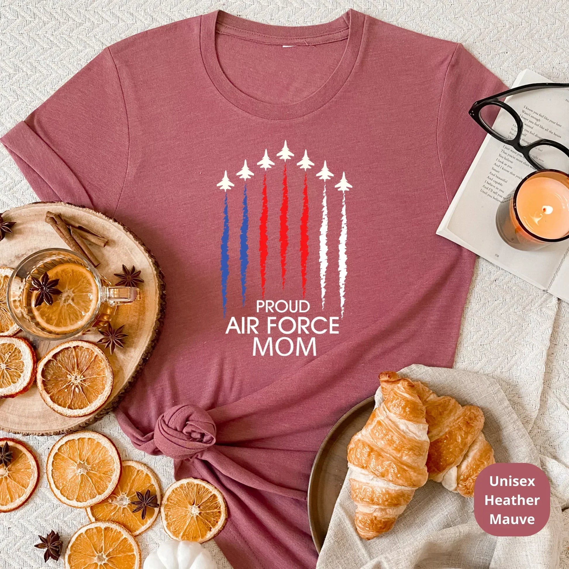 Air Force Mom Shirt, Proud Military Mom Shirt, Military Wife Sweatshirt HMDesignStudioUS