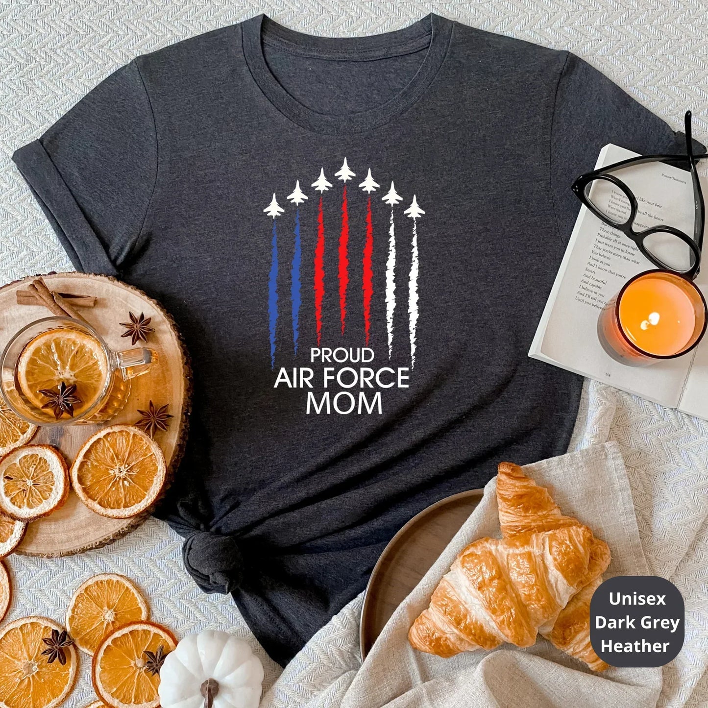 Air Force Mom Shirt, Proud Military Mom Shirt, Military Wife Sweatshirt