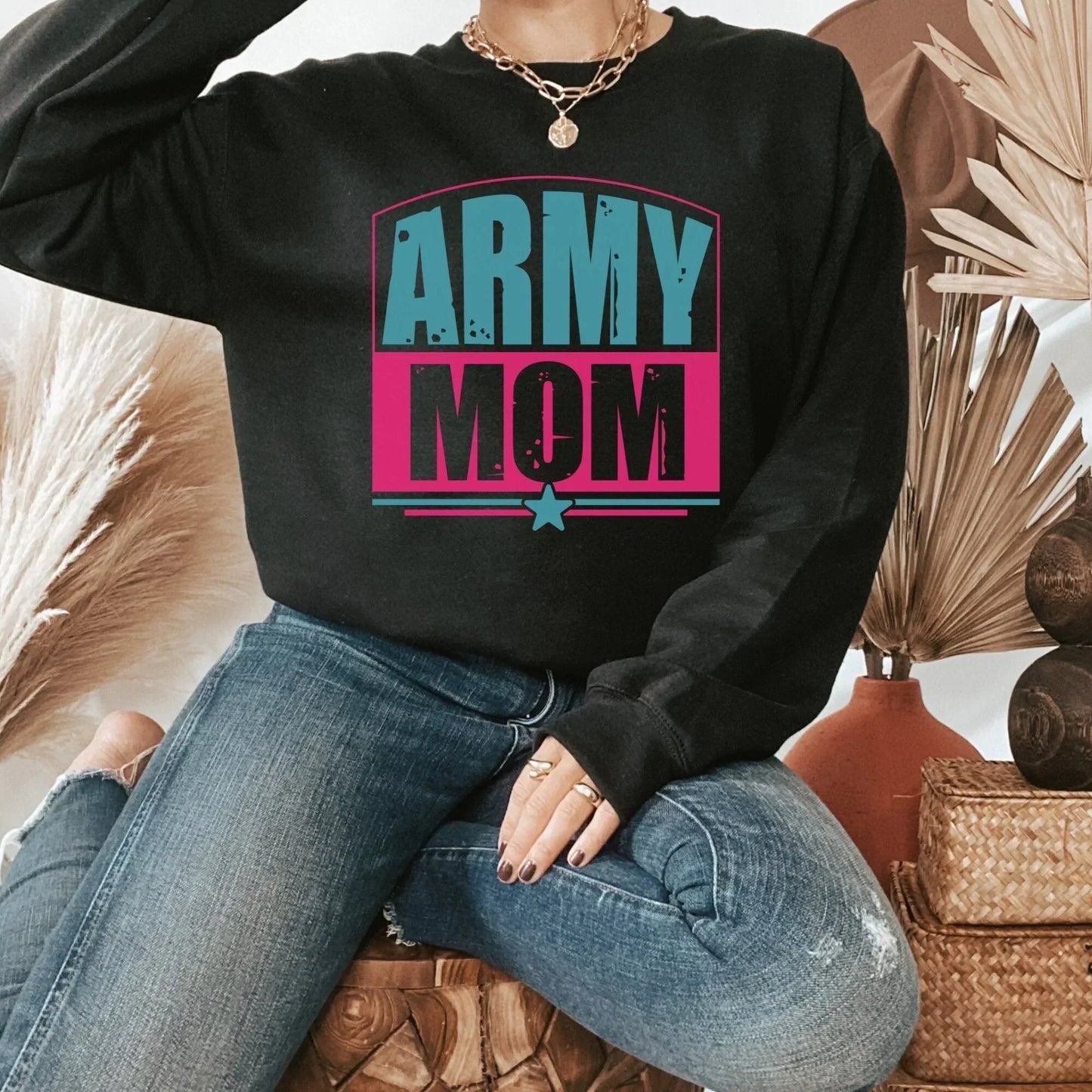 Army Mom Shirt, Army Wife, Military Mom Shirt, Military Wife Sweatshirt, Army Mom Gift, Air Force Mom, Support our troops, Navy Mom, US Army HMDesignStudioUS